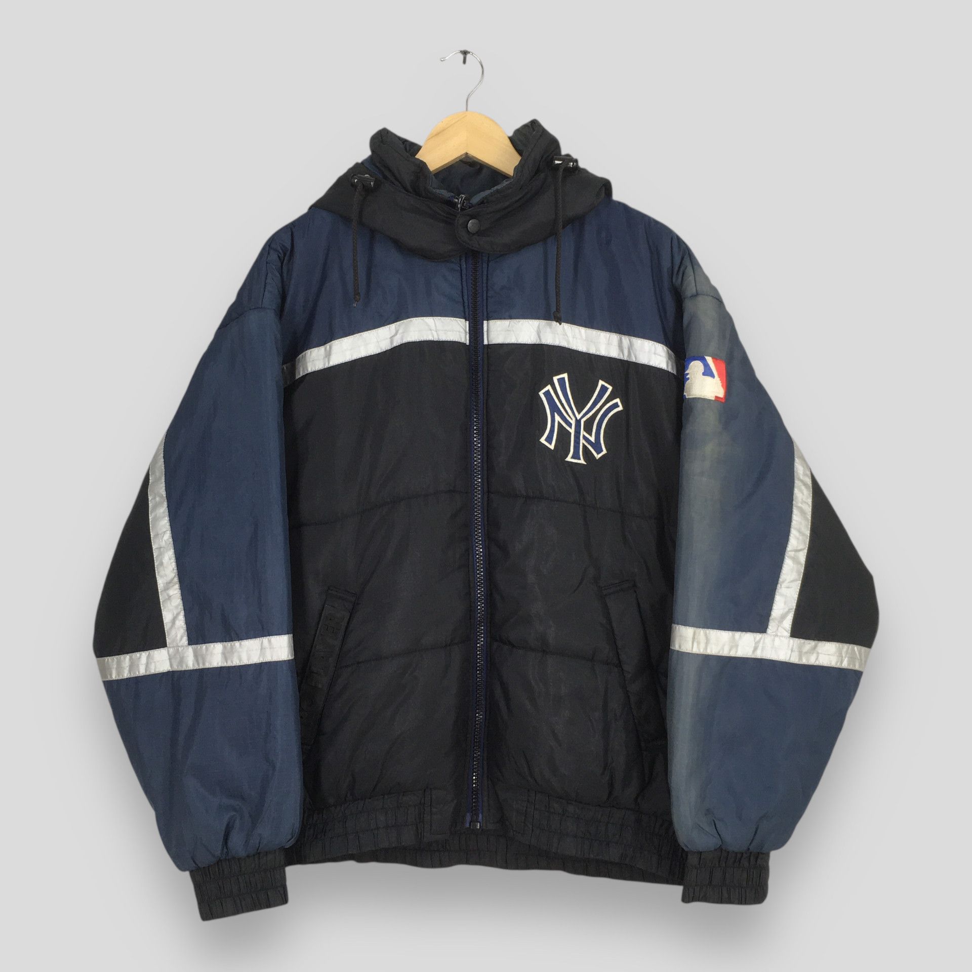MLB Vintage 90s New York Yankees MLB Varsity Jacket Medium Size US M / EU 48-50 / 2 - 1 Thumbnail