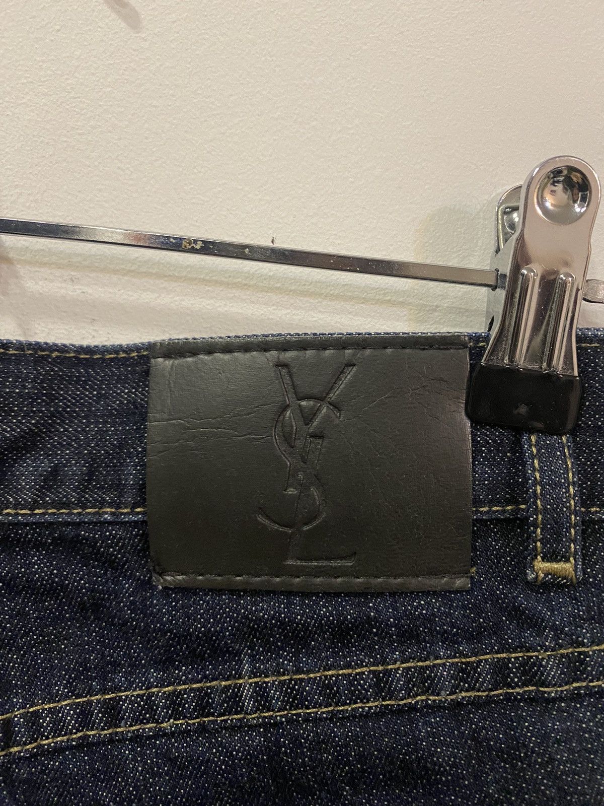 Yves Saint Laurent Denim YSL Shorts YSL Jeans Indigo Size US 36 / EU 52 - 16 Thumbnail