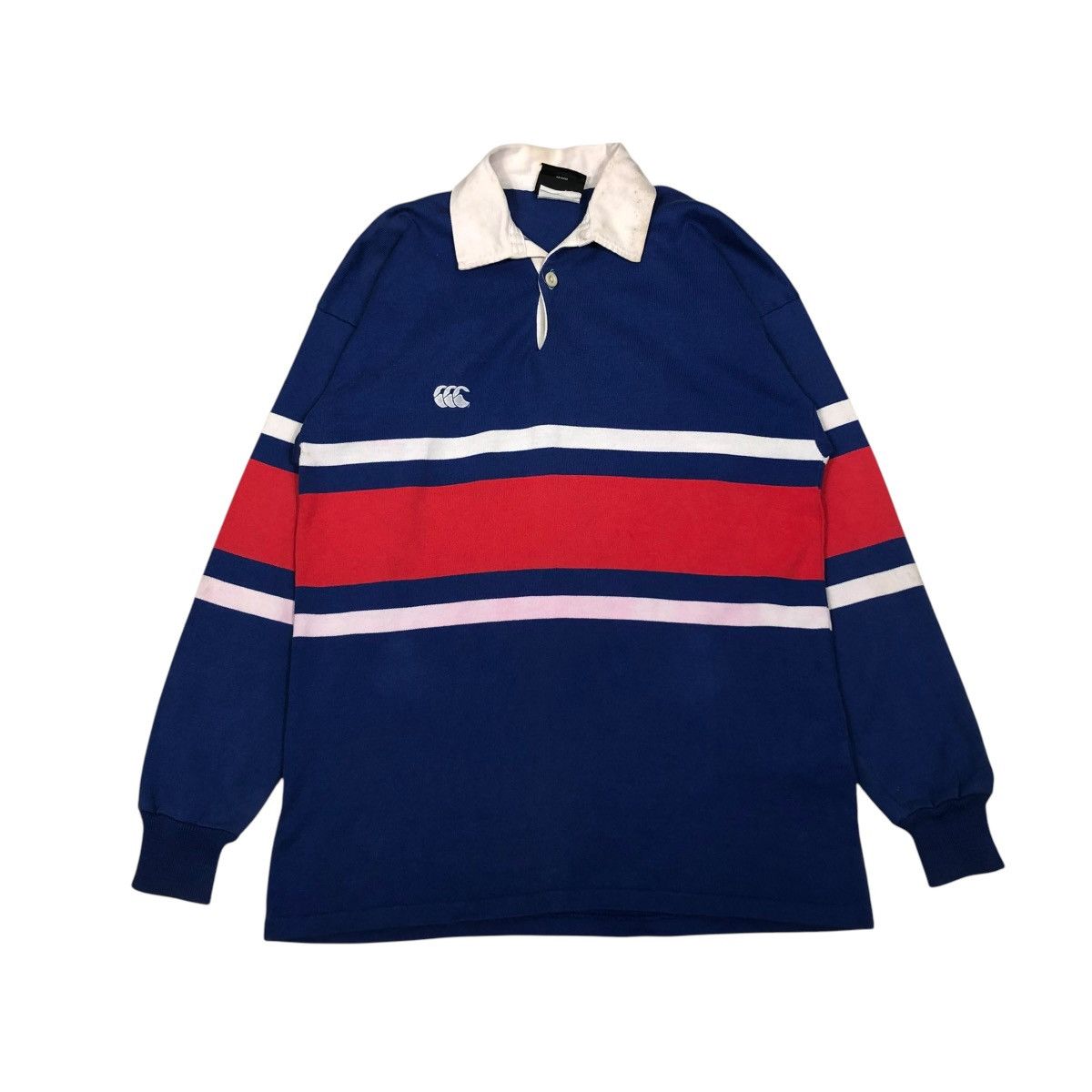 🔥VINTAGE RUGBY COLLAR LONG SLEEVE CANTERBURY OF NEW ZEALAND