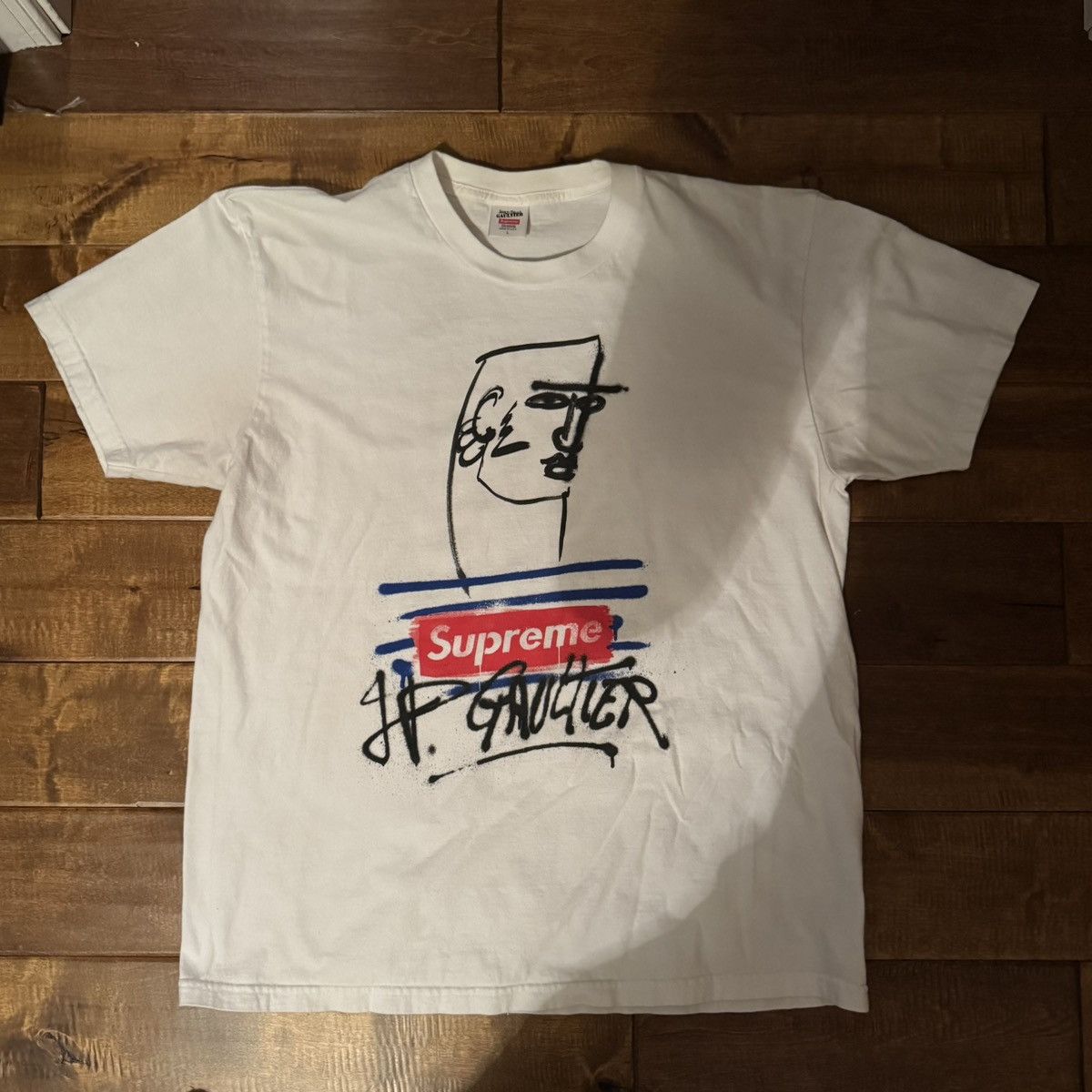 Supreme Jean Paul Gaultier White Tee