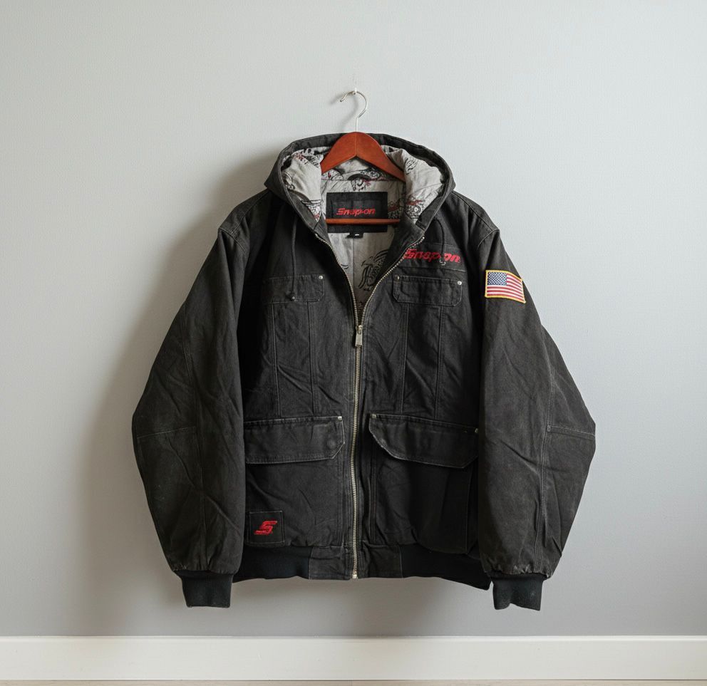 Other Snap-on Vintage Heavyweight Canvas Work Jacket Size US XXL / EU 58 / 5 - 1 Thumbnail