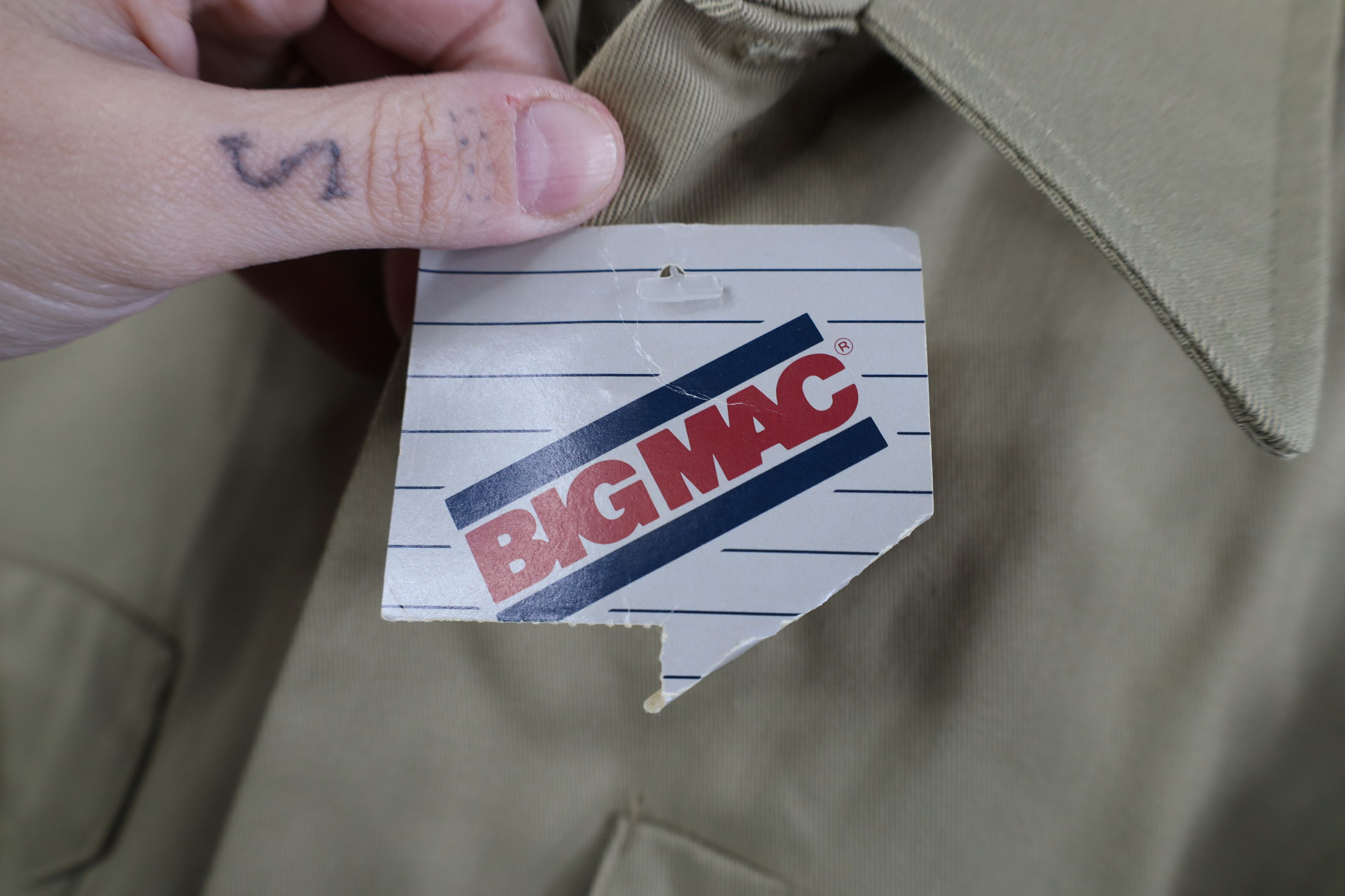 Vintage Deadstock Vintage 70s Big Mac Workwear Short Sleeve Shirt Size US L / EU 52-54 / 3 - 6 Thumbnail