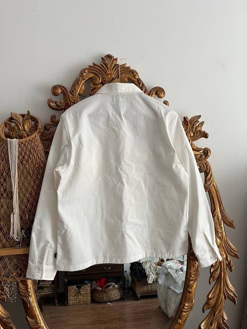 Stussy Stussy Workwear White Jacket Sz S Size US S / EU 44-46 / 1 - 3 Thumbnail