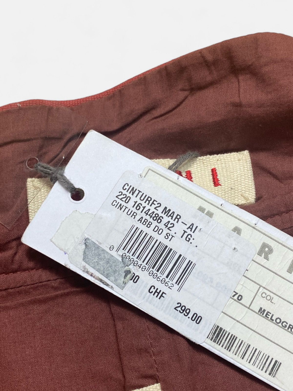 Marni Marni - Red Corset Belt Size ONE SIZE - 7 Thumbnail