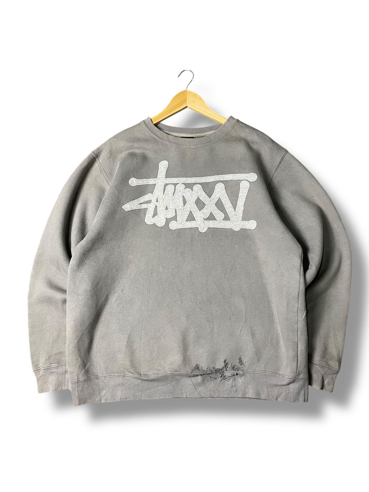 Stussy Vintage STUSSY Crewneck Sweatshirt (100) Size US L / EU 52-54 / 3 - 1 Thumbnail