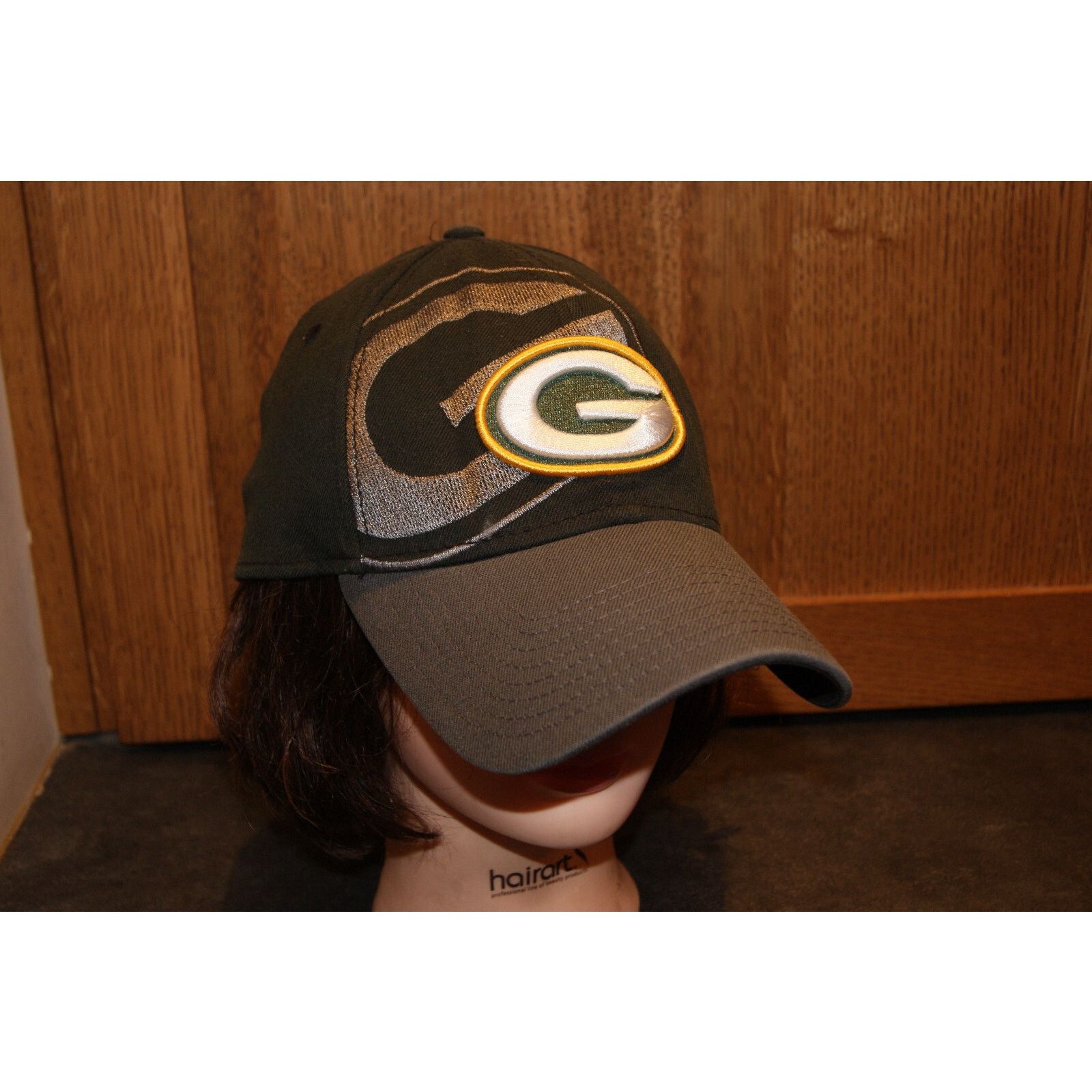 New Era Green Bay Packers New Era 39Thirty Fitted M/L Logo VTG Y2K Size ONE SIZE - 2 Thumbnail