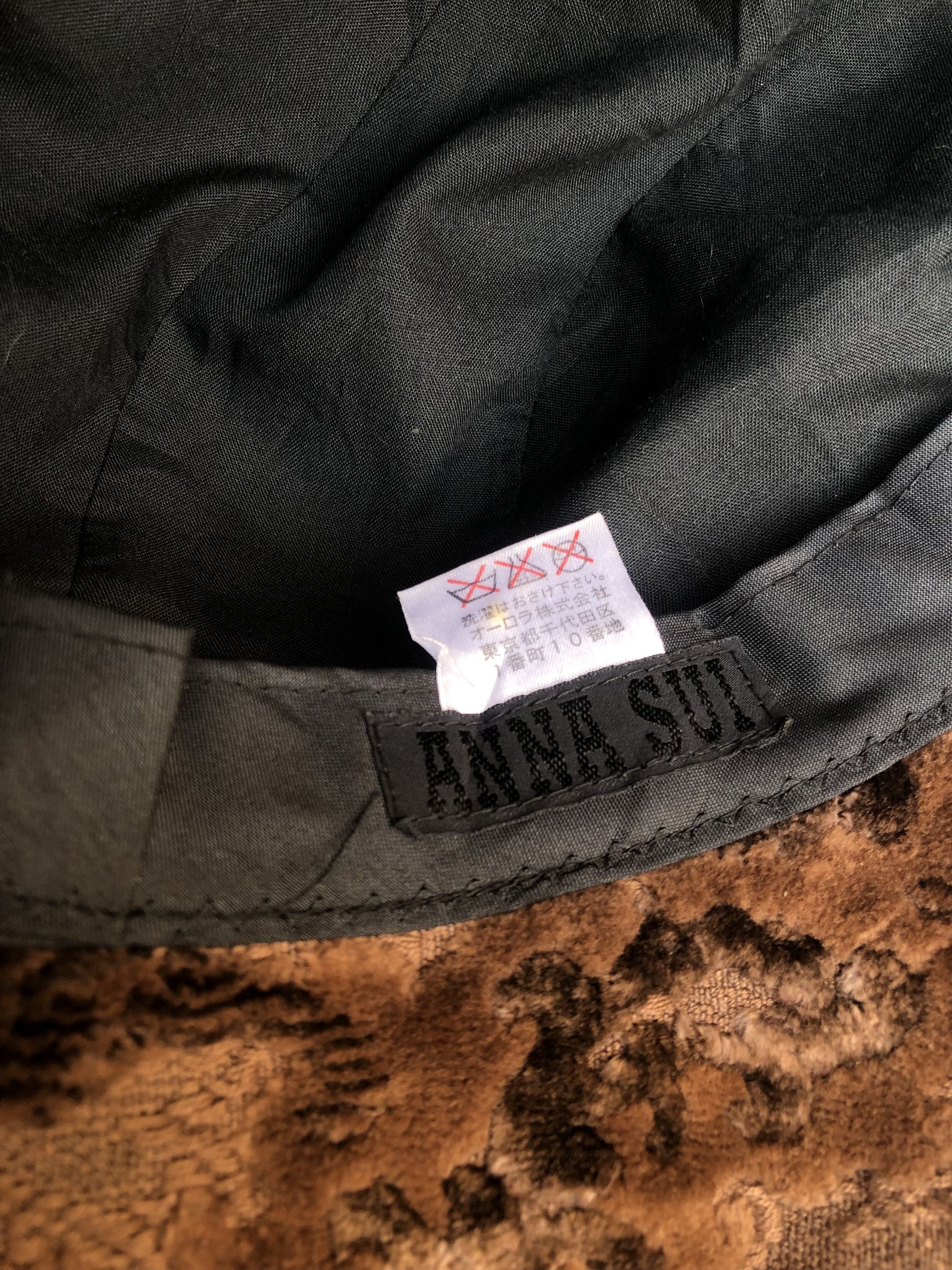 Anna Sui 💯Vintage ANNA SUI Leopard Faux Fur Bucket Hat Runway Size ONE SIZE - 8 Thumbnail
