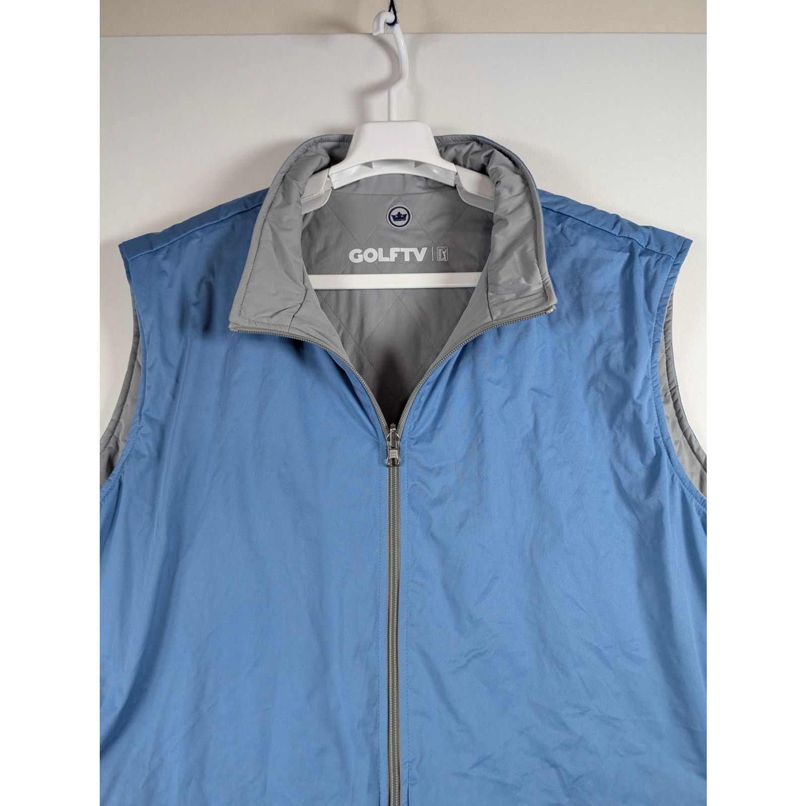 Peter Millar Peter Millar Golf Vest Quilted Reversible Full Zip Jacket Size US XXL / EU 58 / 5 - 6 Thumbnail