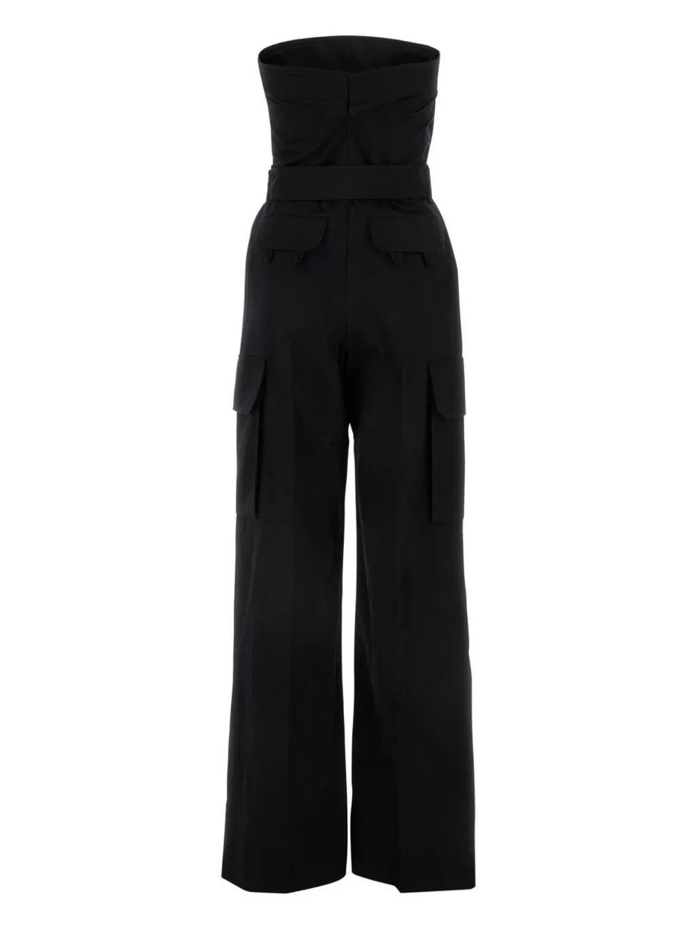Saint Laurent Paris o1y0126 Denimn Overall in Black Size 28" / US 6 / IT 42 - 2 Thumbnail