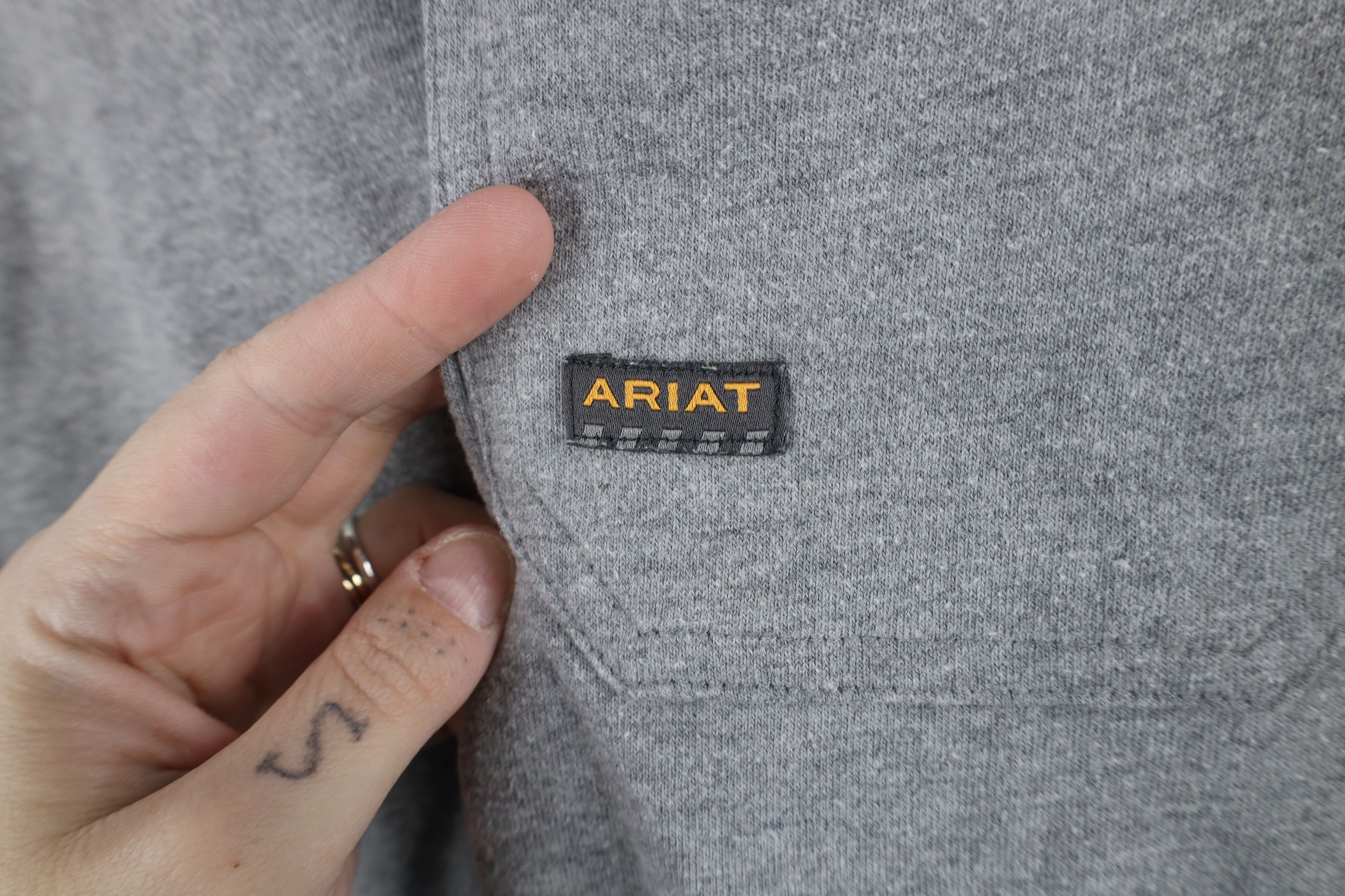 Ariat Ariat Rebar Heavyweight Jersey Knit Work Pocket T-Shirt Size US L / EU 52-54 / 3 - 4 Thumbnail
