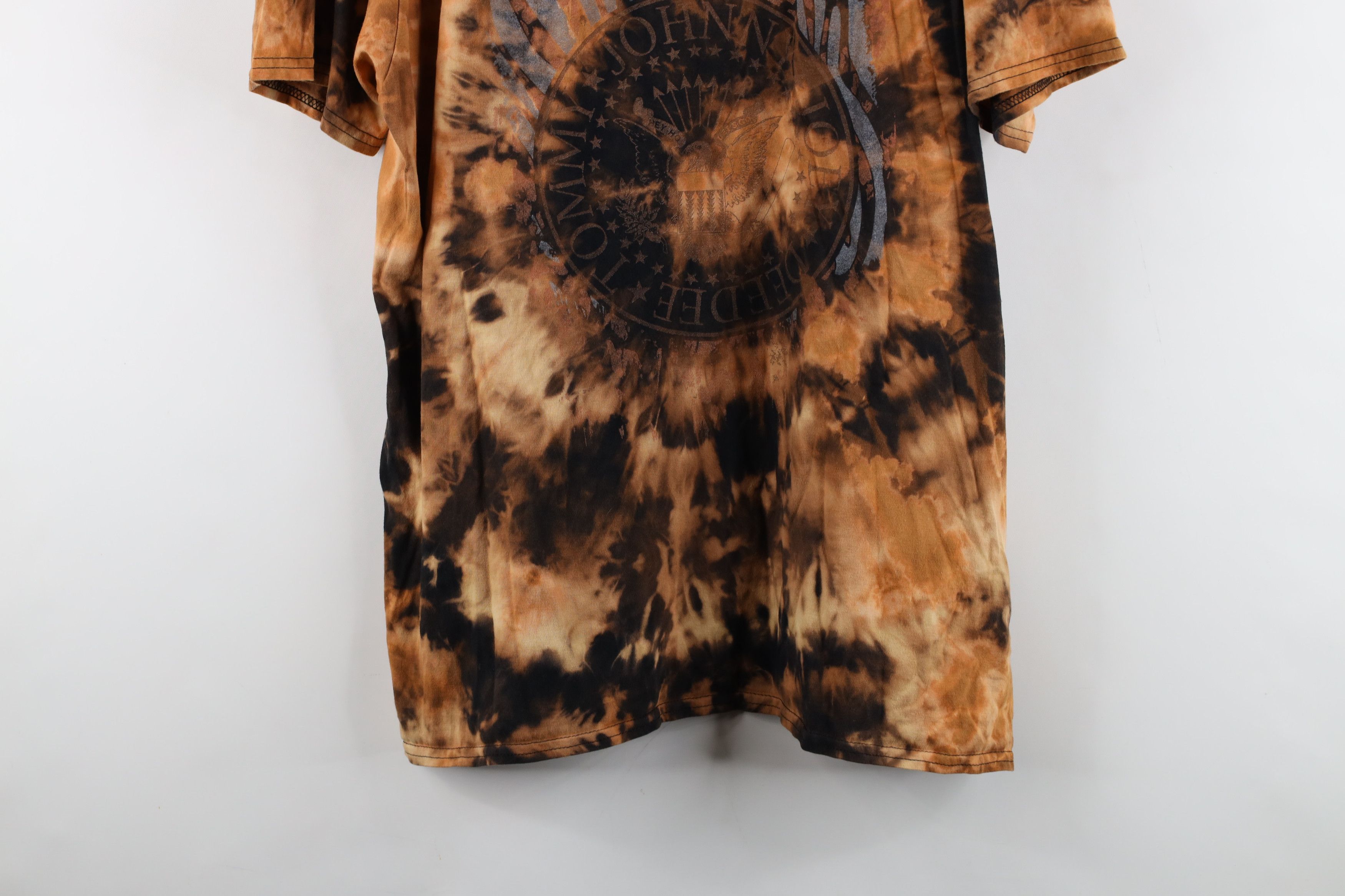 Vintage Retro Y2K Acid Wash The Ramones Band Short Sleeve T-Shirt Size US XXL / EU 58 / 5 - 3 Thumbnail