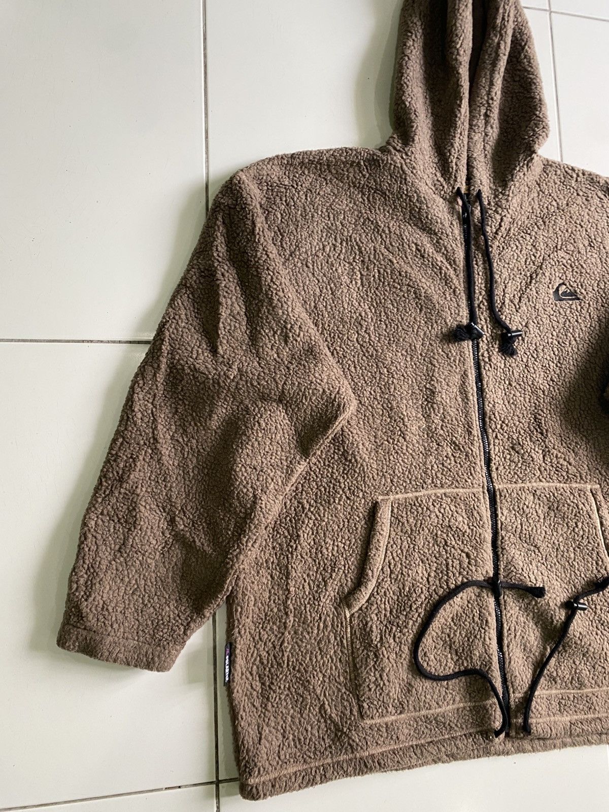 Polartec × Quiksilver × Vintage Vintage Quiksilver Sherpa Hoodie Size US XL / EU 56 / 4 - 2 Thumbnail