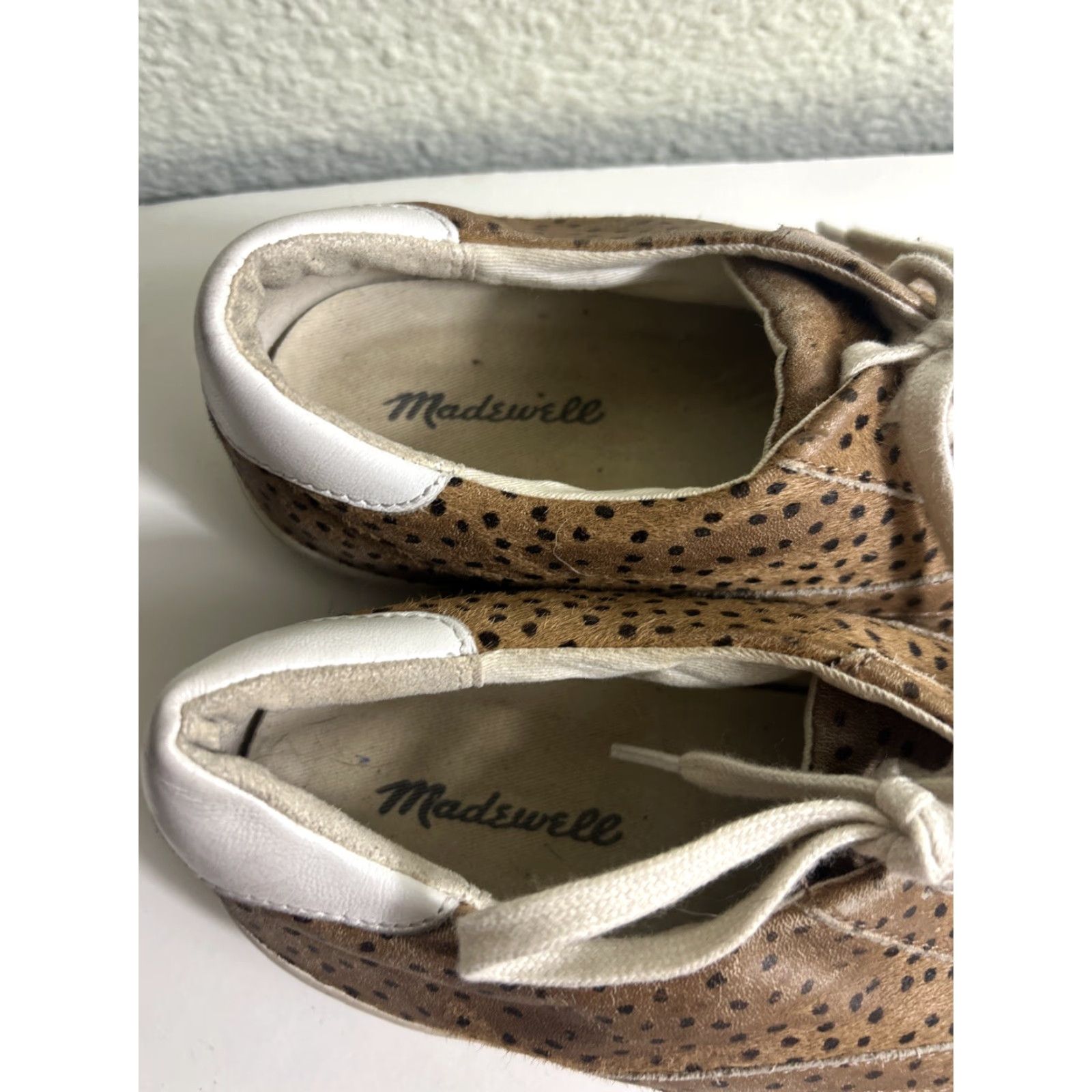 Madewell Madewell Sneaker Womens Sidewalk Spot Dot Genuine Calf Hair Low Top AA176 8 Brown Shoes Casual Flat Comfort Cushioned M Size M / US 6-8 / IT 42-44 - 4 Thumbnail