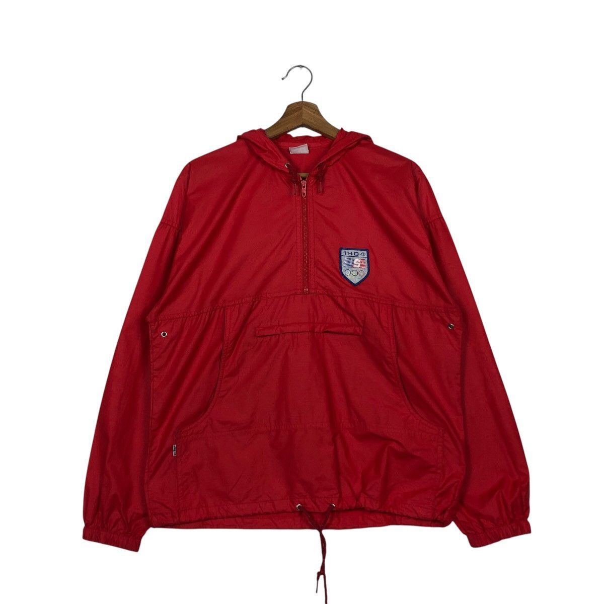 Levi's × Vintage 📌Vintage Anorak Jacket Pull Over Levi's Olympic 1984 Size US S / EU 44-46 / 1 - 13 Thumbnail