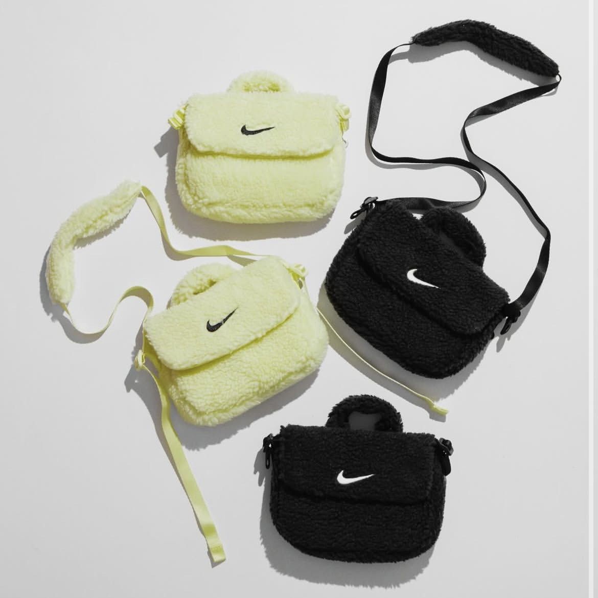 Nike NIKE Faux Fur Cross Body Bag Size ONE SIZE - 13 Thumbnail