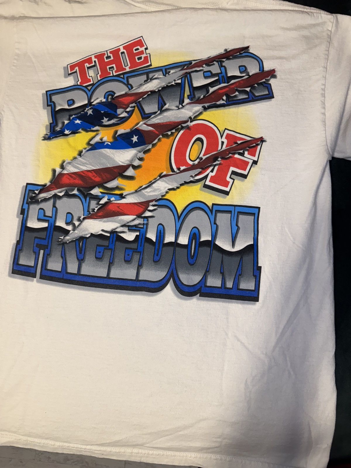 Vintage Vintage Style USA FREEDOM T-shirt Size US L / EU 52-54 / 3 - 2 Thumbnail