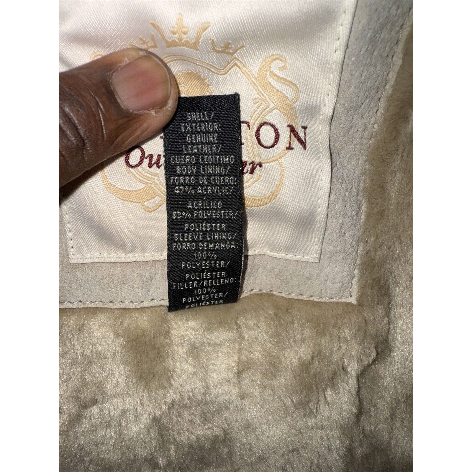 Covington Covington Leather Parka Coat Jacket Fur Womens Small Beige Size S / US 4 / IT 40 - 6 Thumbnail