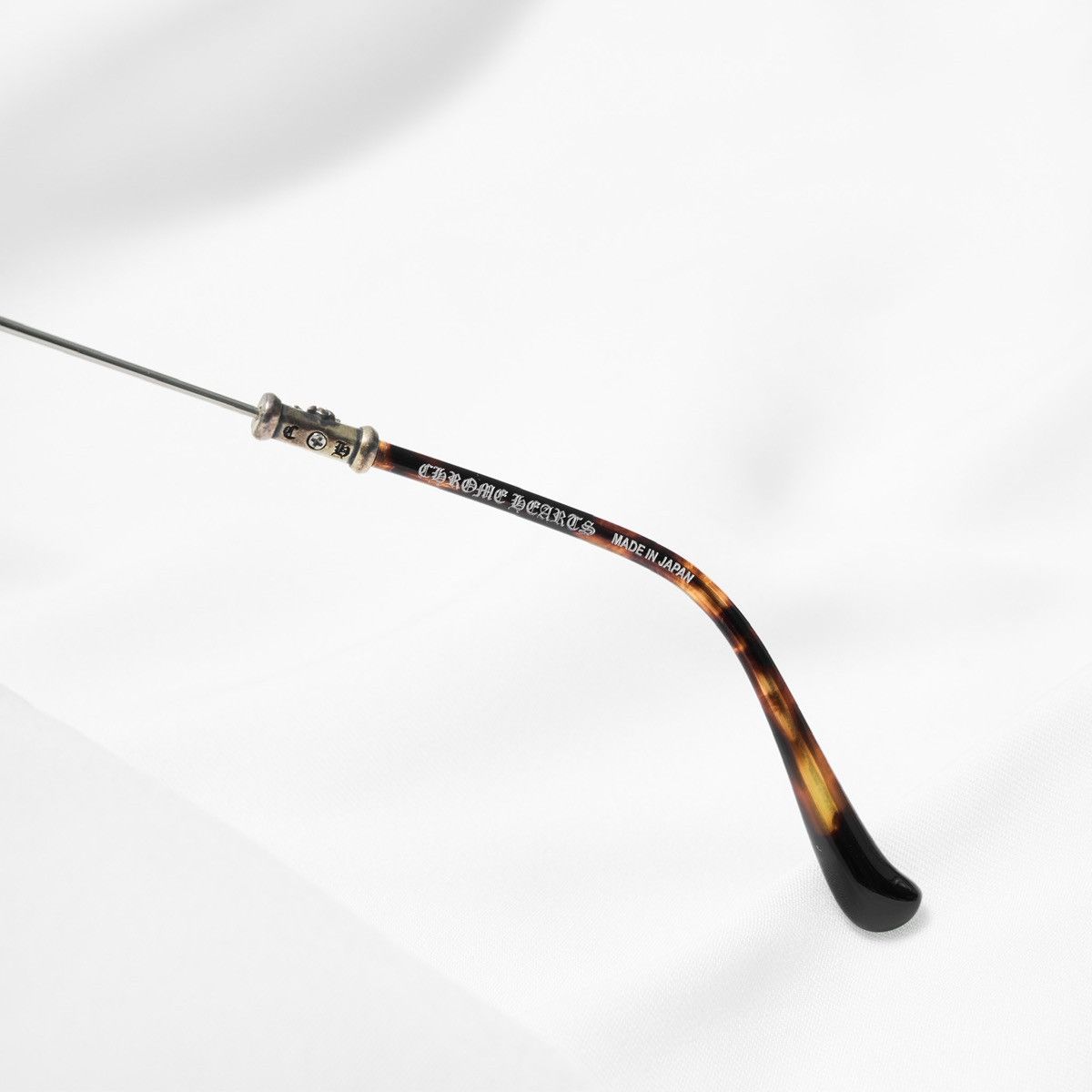 Chrome Hearts CHROME HEARTS BUBBA - A SHINY SILVER - PLASTIC GLASSES Size ONE SIZE - 4 Thumbnail