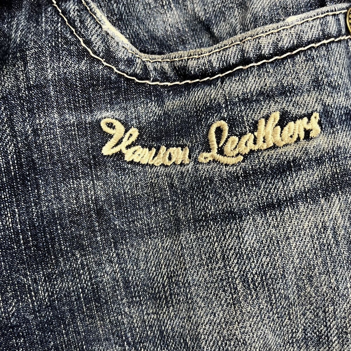 Vanson Leathers Vintage Vanson Leather Distressed Biker Jeans Size 32" / US 10 / IT 46 - 19 Thumbnail
