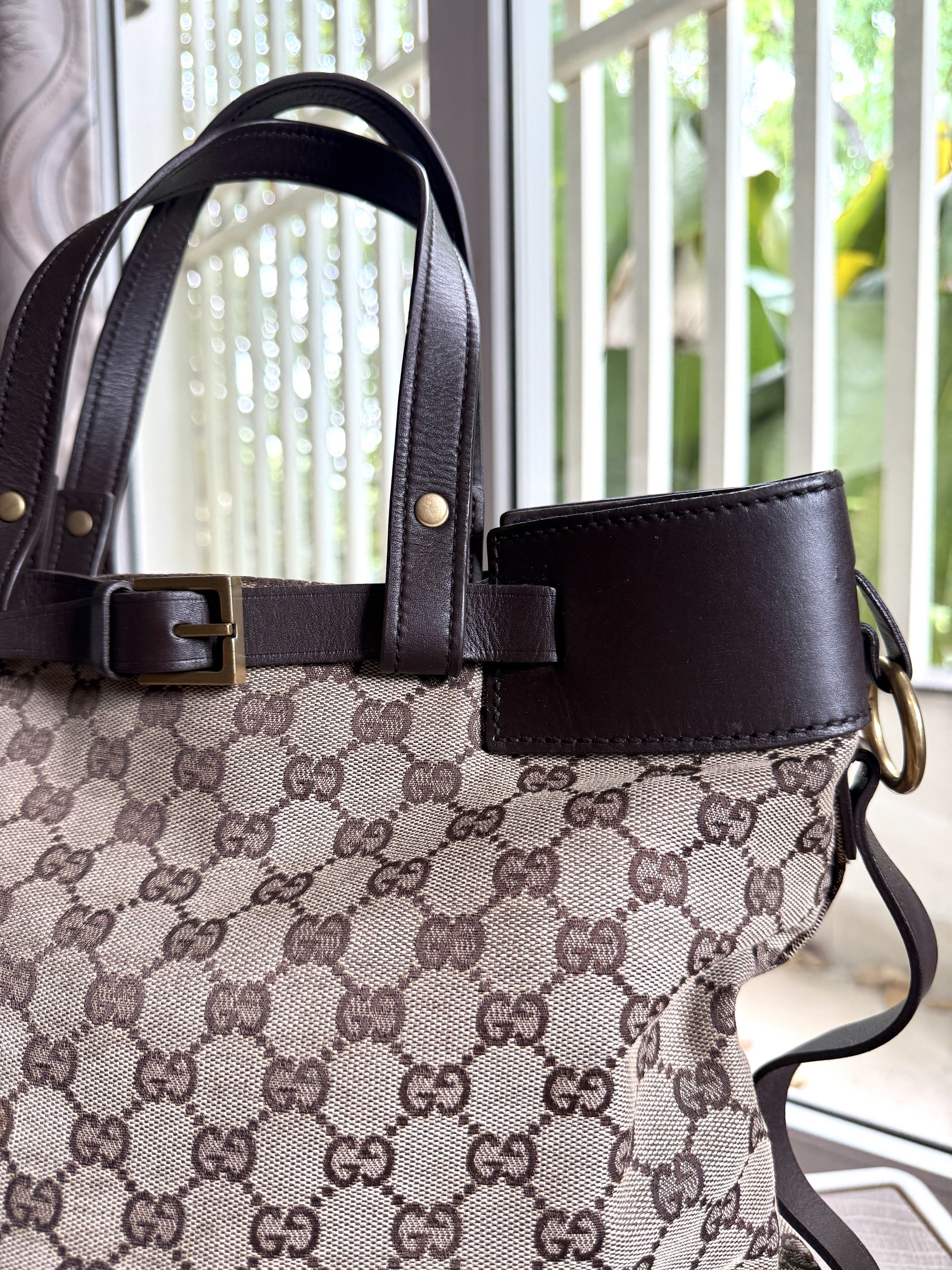 Gucci Gucci GG Canvas Tote Bag Size ONE SIZE - 3 Thumbnail