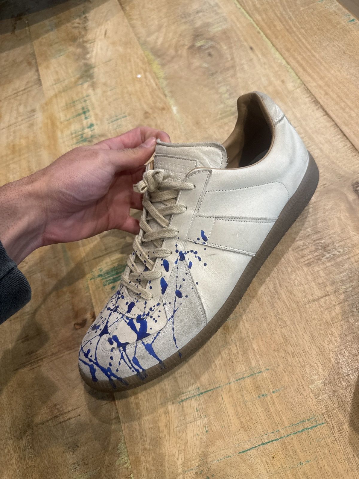 Maison Margiela GAT paint splatters Size US 12.5 / EU 45-46 - 1 Thumbnail