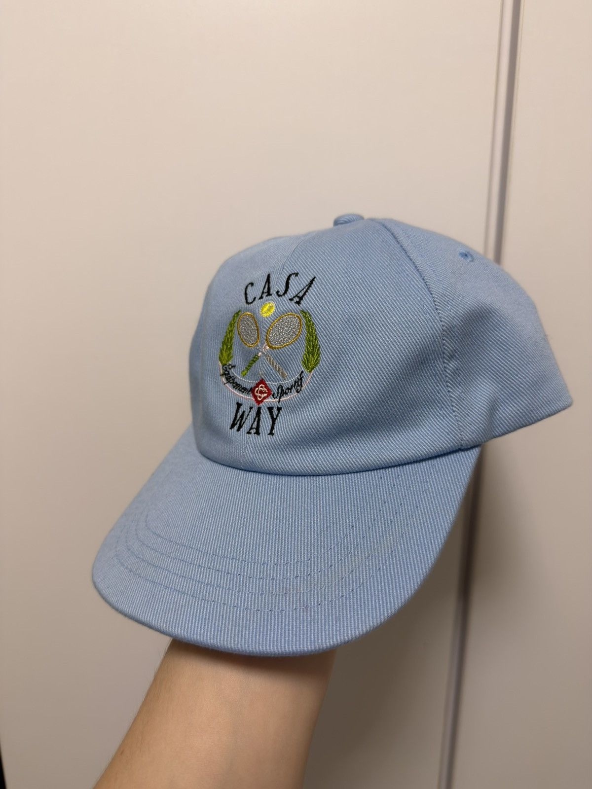 Casablanca Casablanca Casaway Tennis Twill Cap Alaskan Blue Size ONE SIZE - 2 Thumbnail