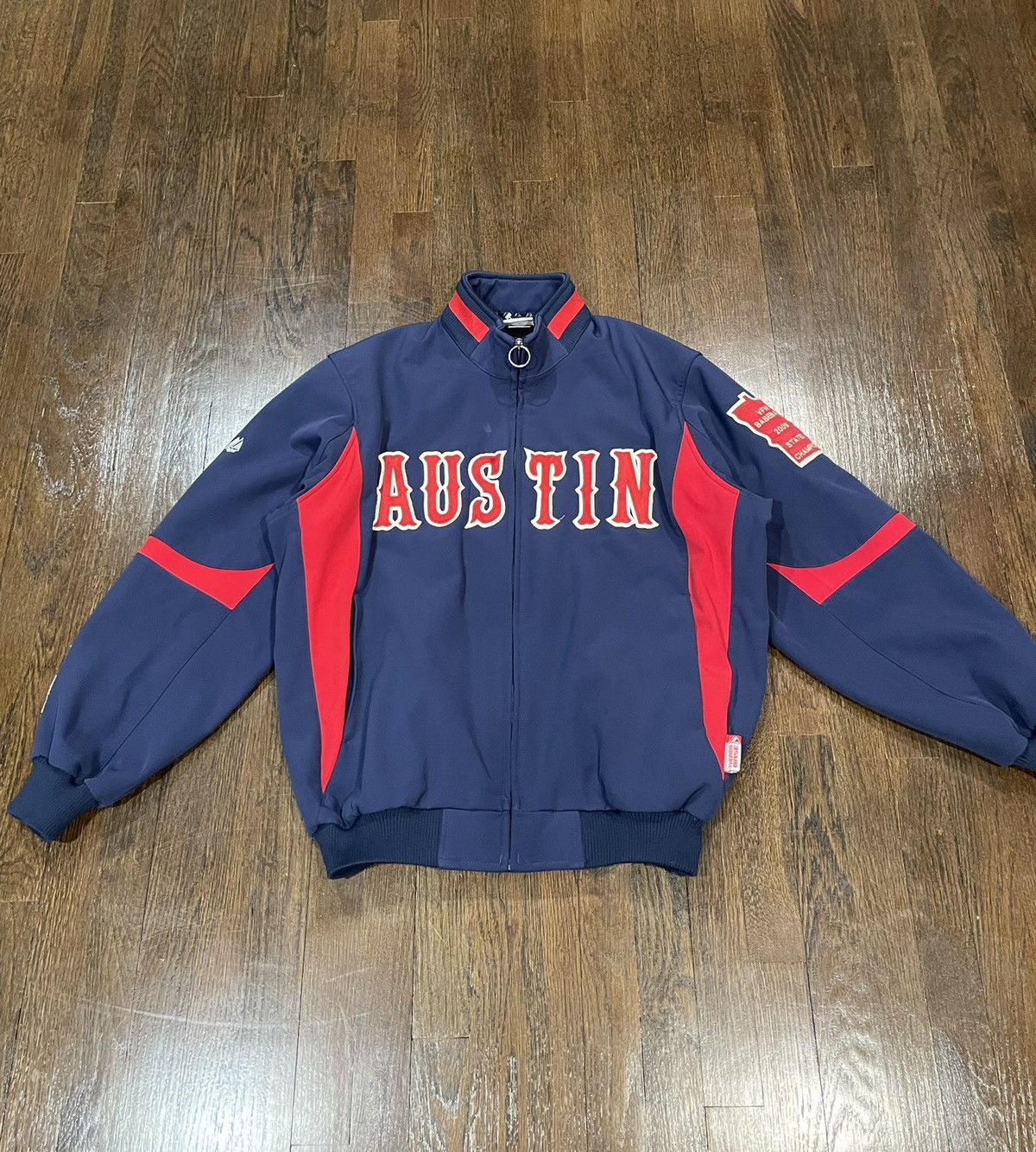 Majestic Austin Texas bomber jacket Size US XL / EU 56 / 4 - 2 Thumbnail