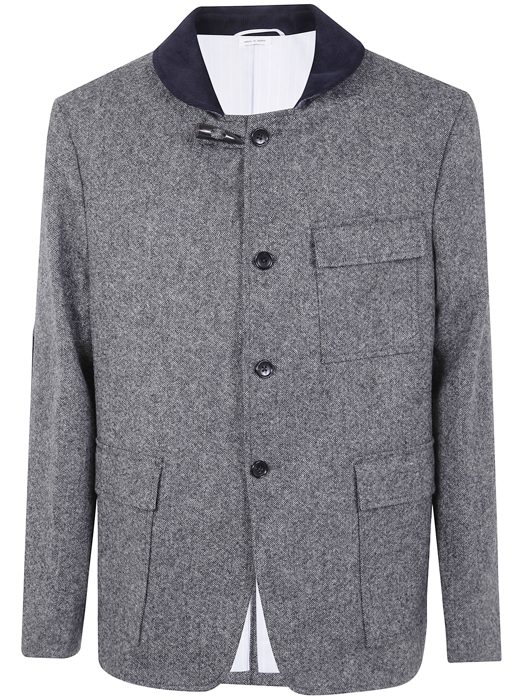 Thom Browne FISHERMAN SHAWL SOLID DONEGAL TWEED Size US M / EU 48-50 / 2 - 1 Thumbnail