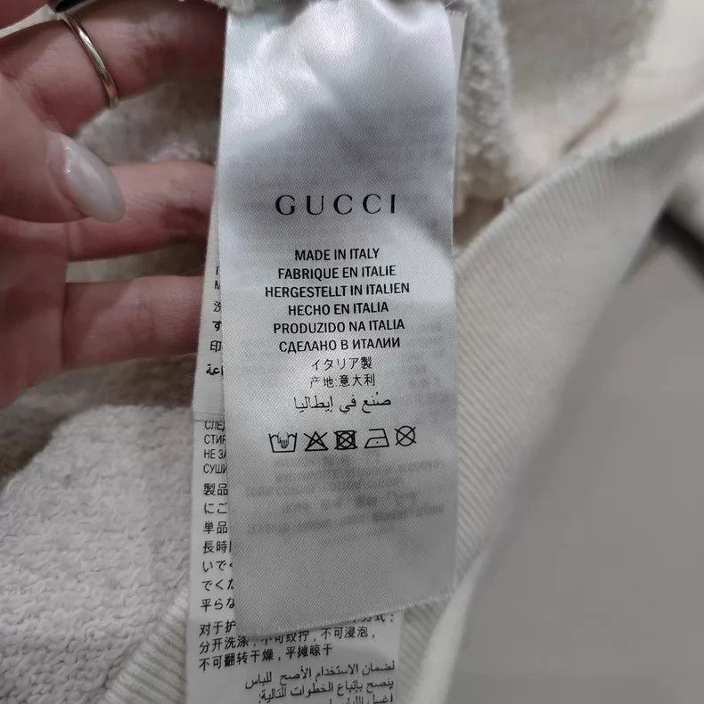 Gucci Gucci White sweatshirt Size US XXL / EU 58 / 5 - 5 Thumbnail