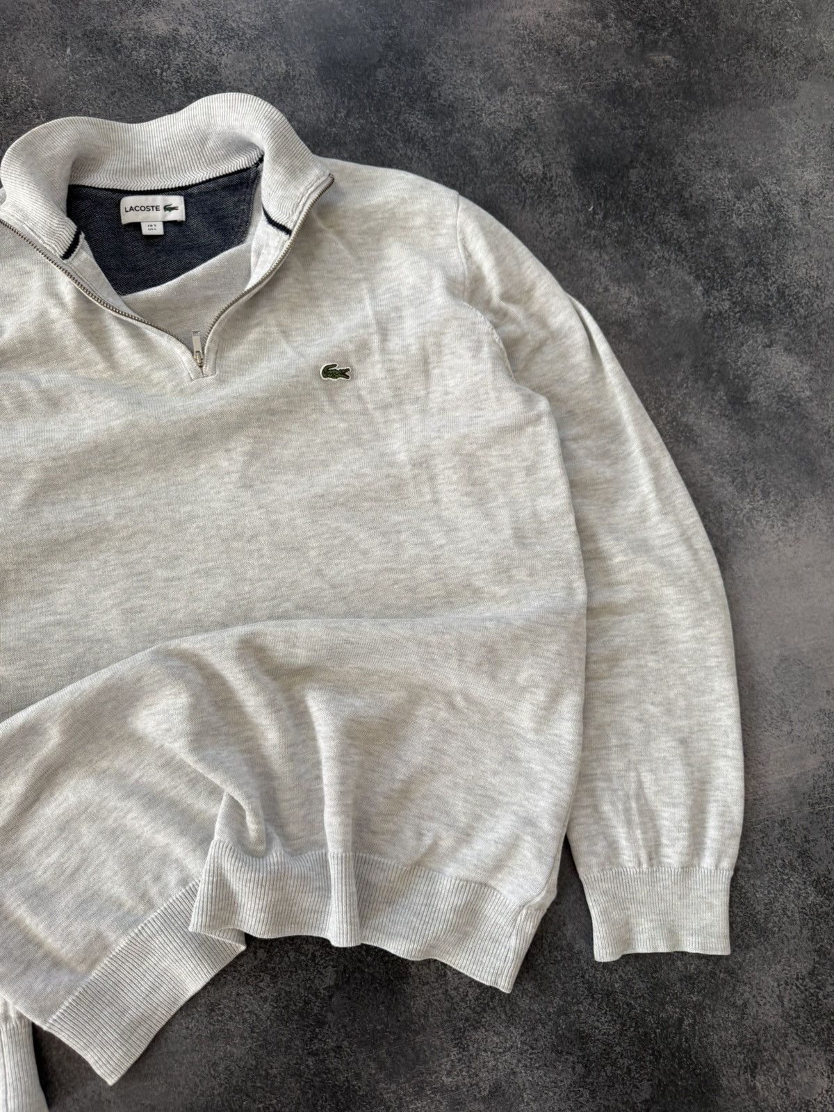 Lacoste Lacoste sweater 1/4 zip up Size US L / EU 52-54 / 3 - 3 Thumbnail