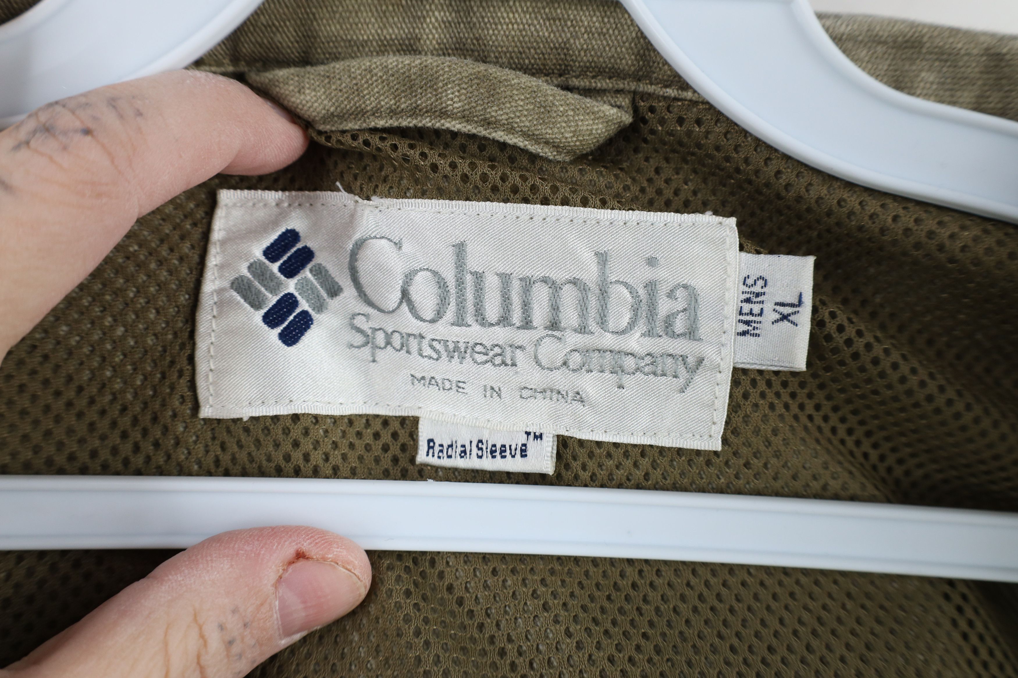 Columbia × Vintage Vintage 90s Columbia Stonewash Chore Barn Bomber Jacket Size US XL / EU 56 / 4 - 11 Thumbnail
