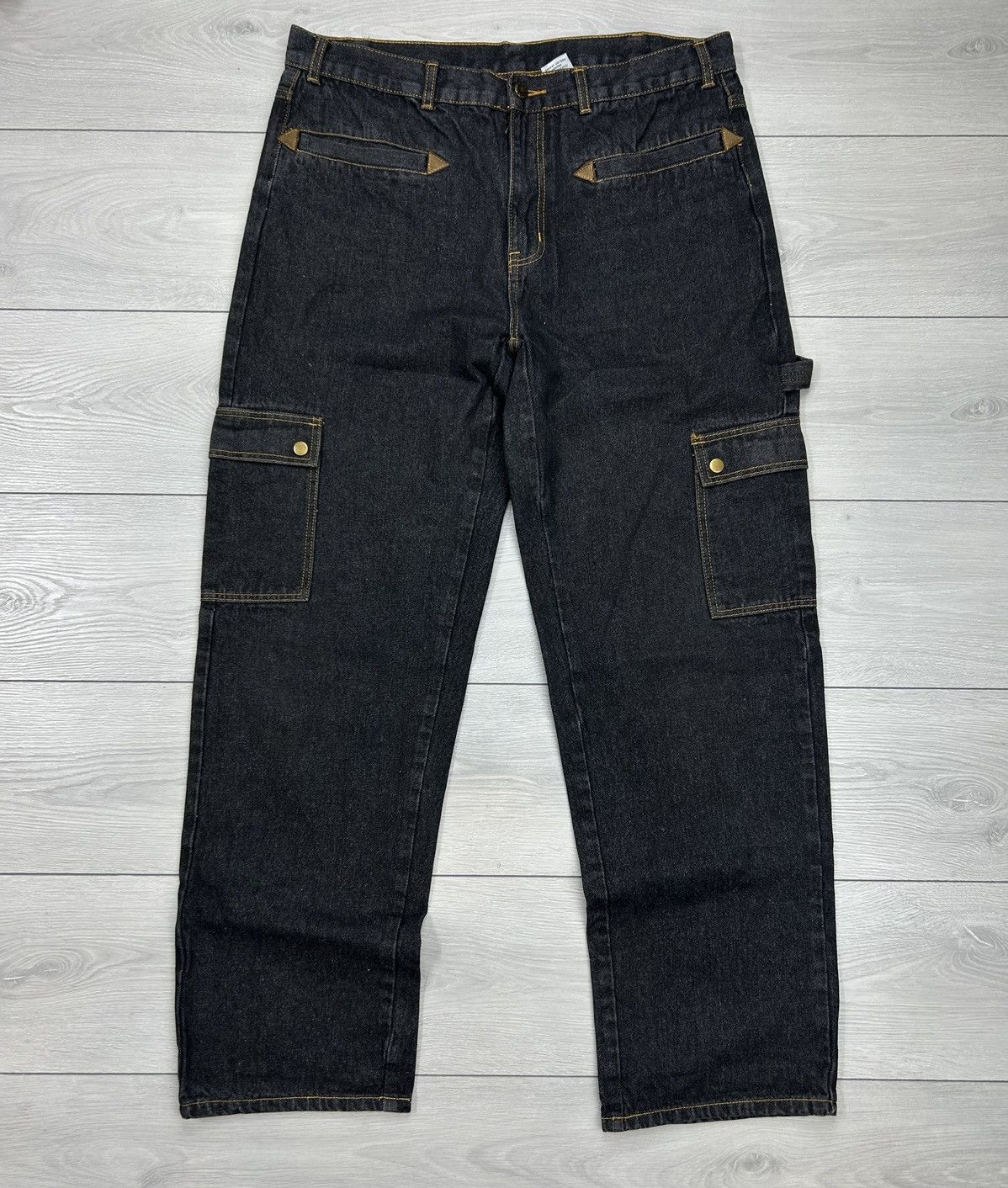 Vintage Carpenter vintage black jeans size 36 Size US 36 / EU 52 - 2 Thumbnail