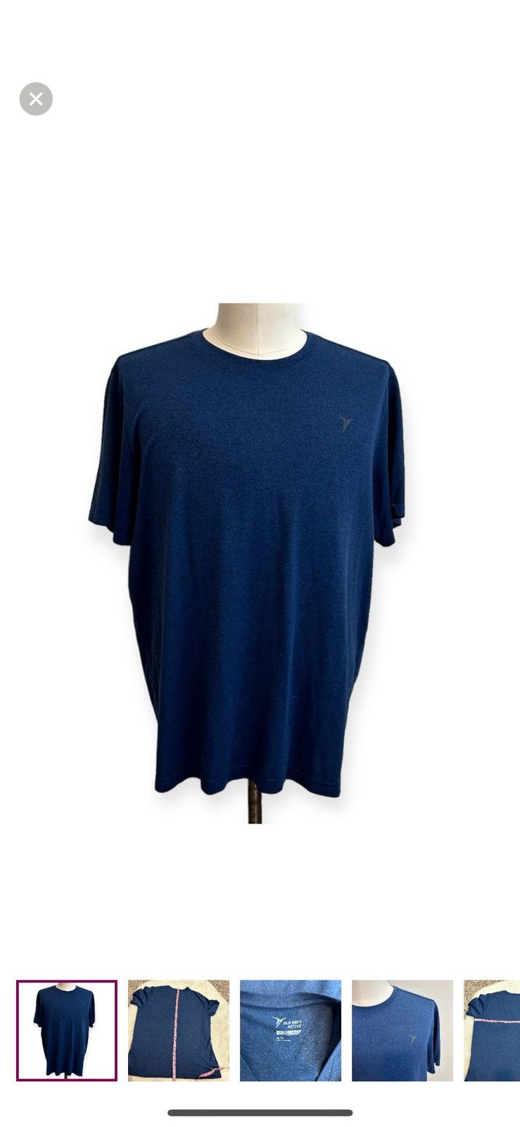 Old Navy Old navy men’s XL blue athletic tee Size US XL / EU 56 / 4 - 1 Thumbnail