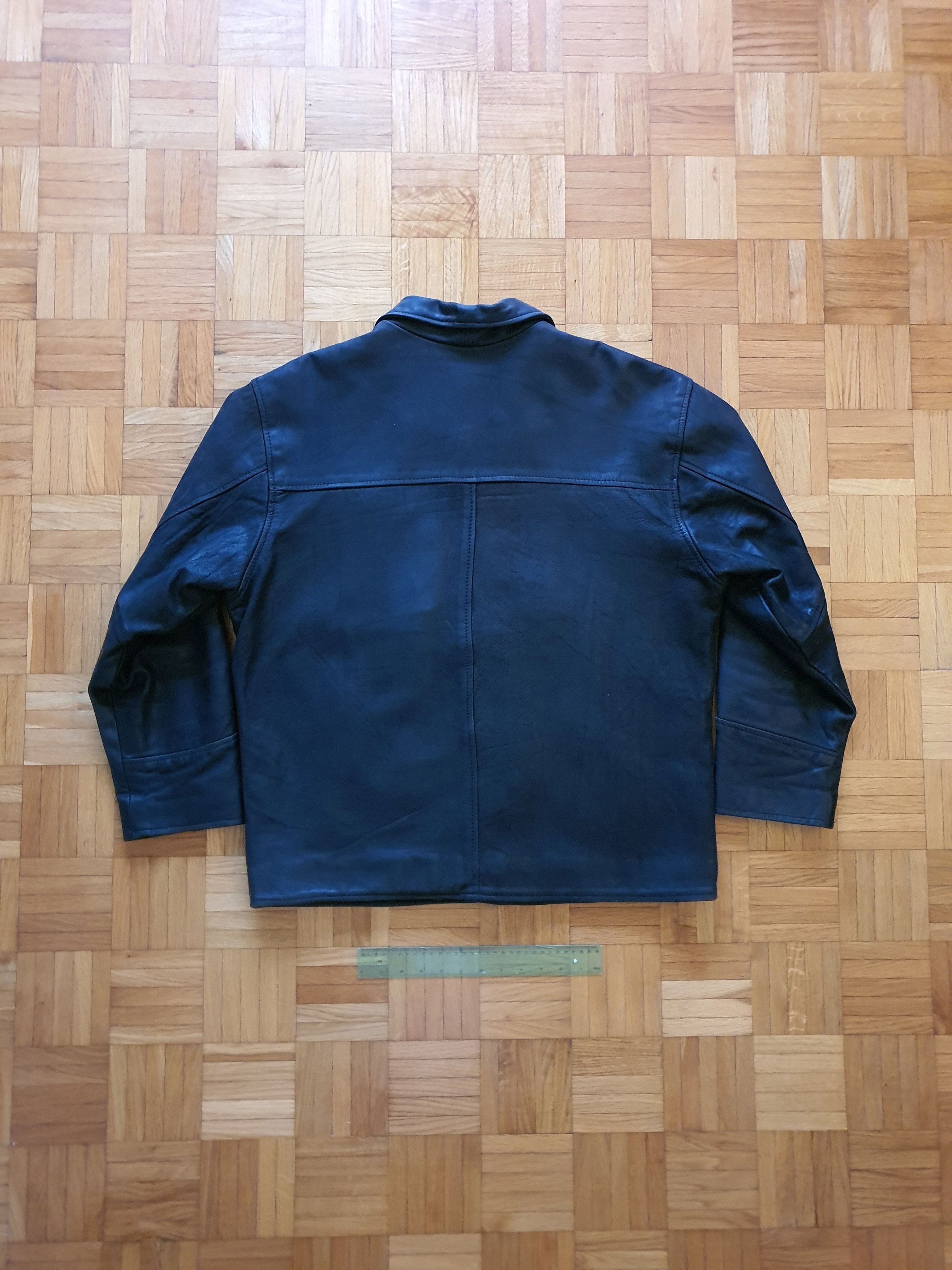 Genuine Leather AKASO - Leather Chore Work Early Flight Jacket - Heavy Size US XL / EU 56 / 4 - 2 Thumbnail