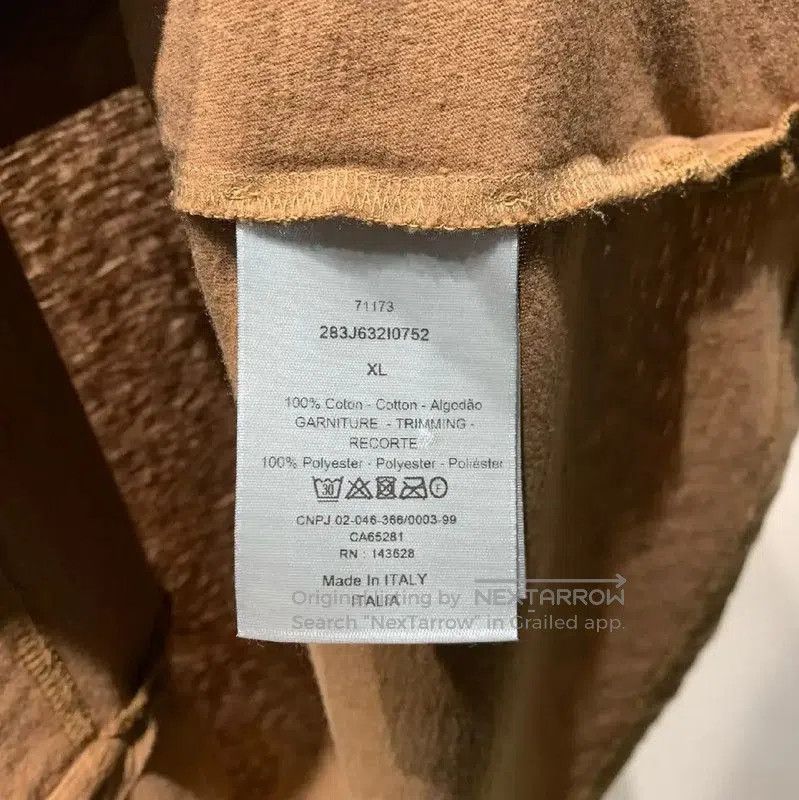 Dior Dior Brown Cotton Men's T-Shirt . Size US XL / EU 56 / 4 - 7 Thumbnail