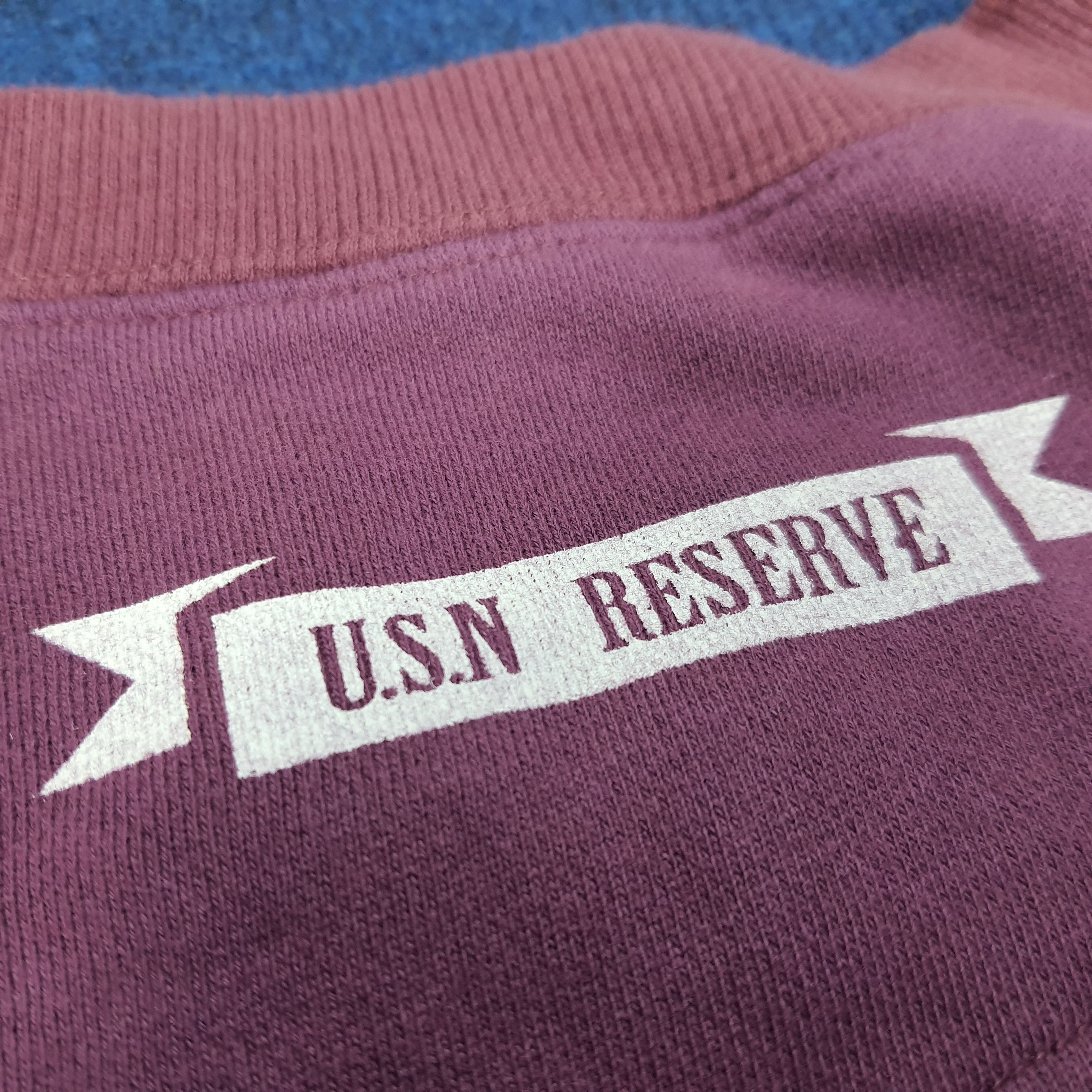 Vintage Vintage CORPS U.S. Naval Reserve Navy Department Sweatshirt Size US XXL / EU 58 / 5 - 4 Thumbnail