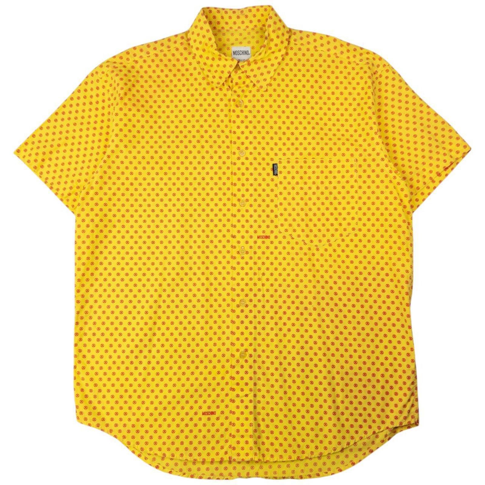 Moschino Vintage Moschino Jeans Registered Short Sleeve Shirt Size M Size US M / EU 48-50 / 2 - 1 Thumbnail