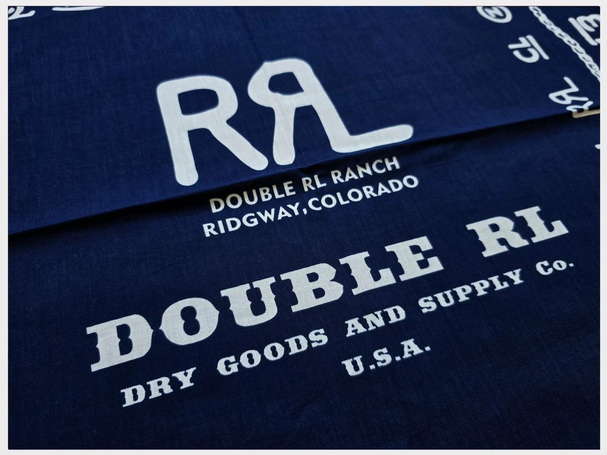 RRL Ralph Lauren RRL Bandana COTTON Scarf handkerchief Size ONE SIZE - 11 Thumbnail