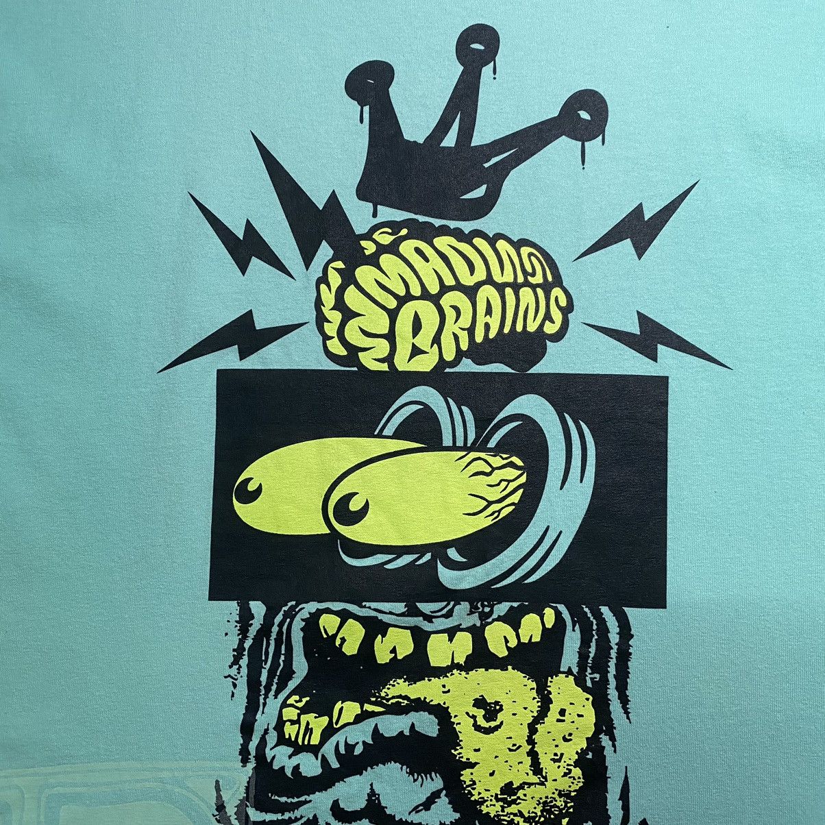 Vintage Vintage Jow Skateboard Mad Brains Skate T Shirt Size US M / EU 48-50 / 2 - 8 Thumbnail