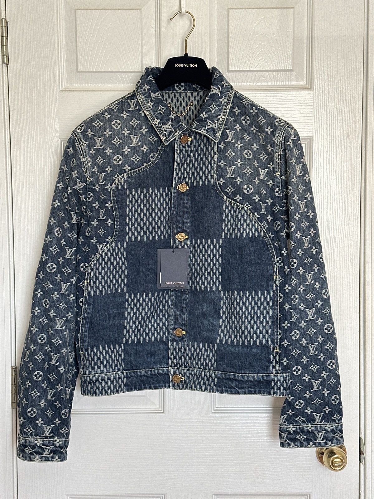 Louis Vuitton デニムジャケット サイズ50 Louis Vuitton LV x Nigo Denim Jacket Size 50 | Grailed