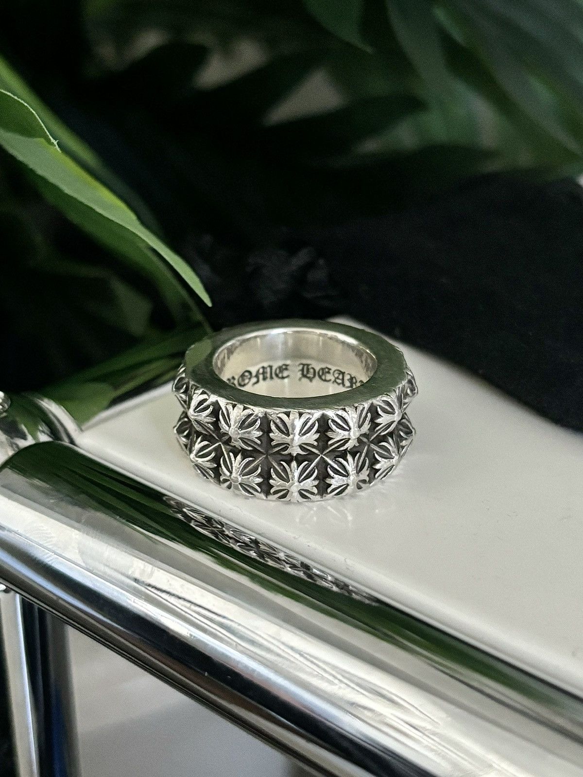 Chrome Hearts RARE - HEAVY DOUBLE PUNK RING Size ONE SIZE - 9 Thumbnail
