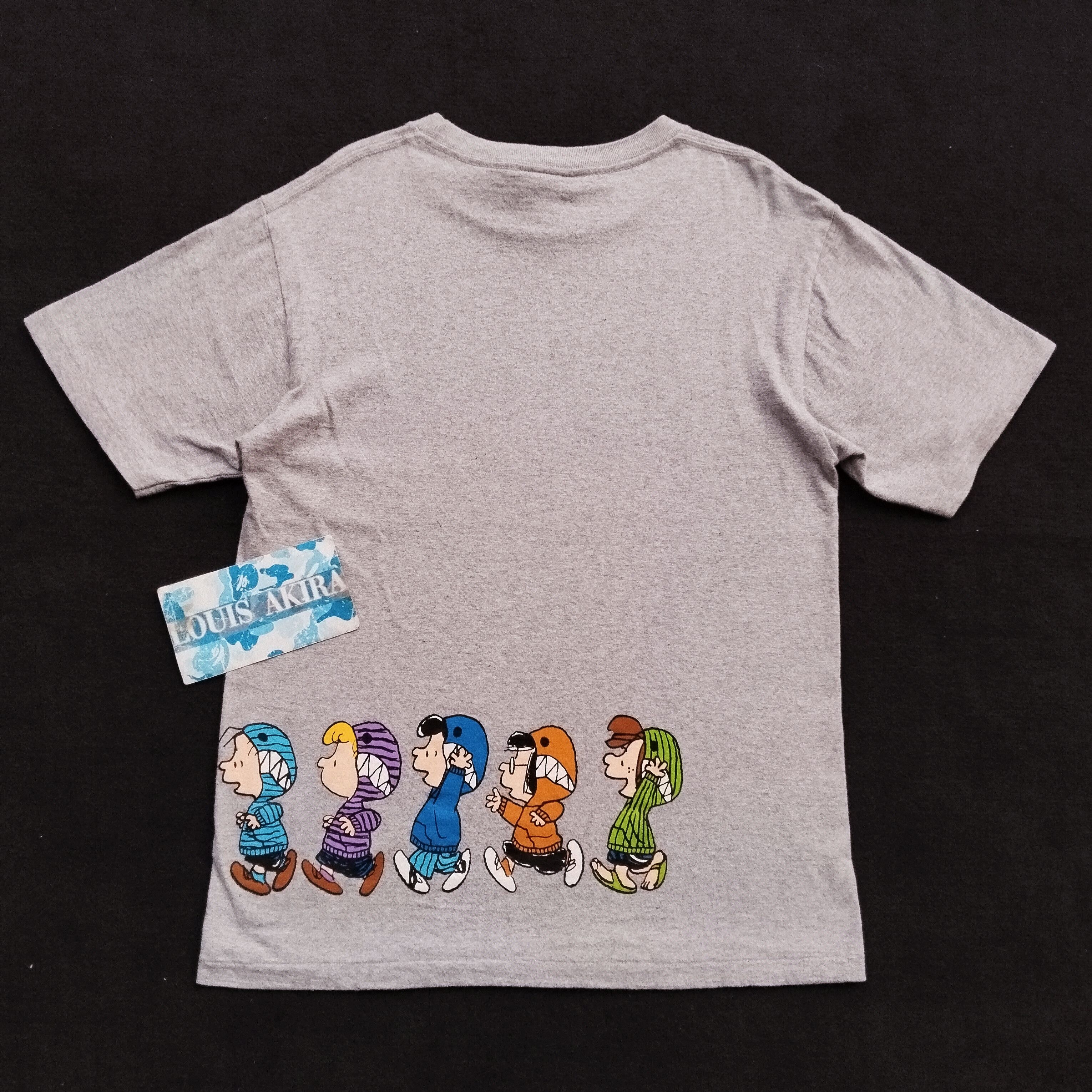 Bape 2014 Bape x Peanuts Shark Snoopy Friends Tee Size US S / EU 44-46 / 1 - 4 Thumbnail