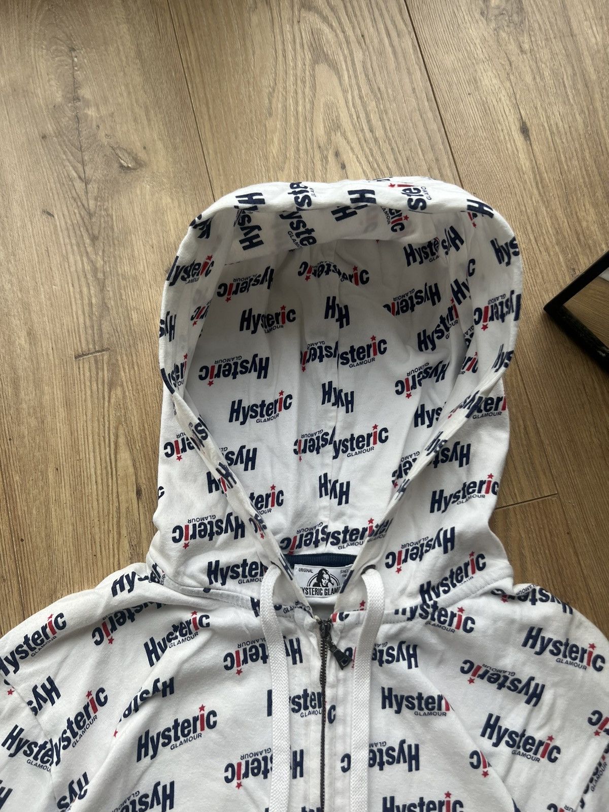 Hysteric Glamour HYSTERIC GLAMOUR MONOGRAM Y2K ZIP HOODIE VINTAGE Size US M / EU 48-50 / 2 - 6 Thumbnail