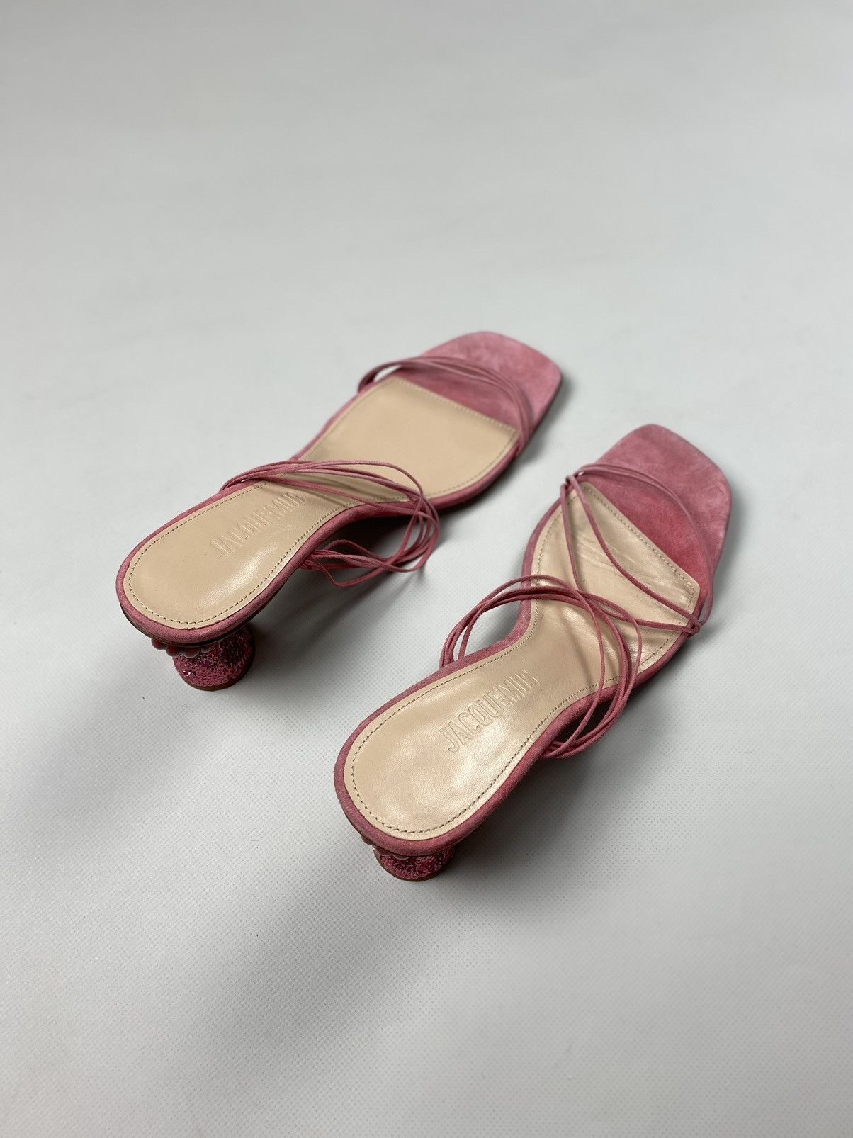 Jacquemus Jacquemus ladies suede strappy heels size 39 Size US 9 / IT 39 - 12 Thumbnail