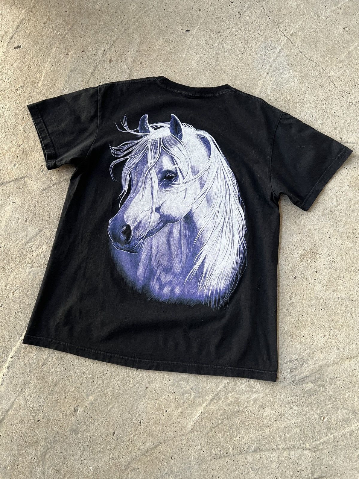 Vintage White Horses Tee Size US L / EU 52-54 / 3 - 4 Thumbnail