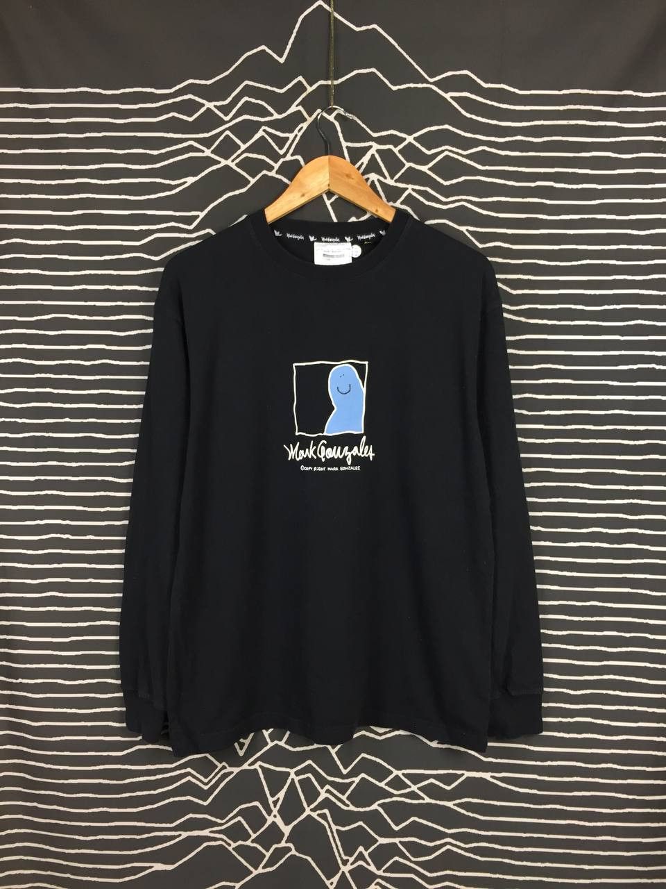 Vintage Vtg Mark Gonzales Skateboard longsleeve Tee Size US L / EU 52-54 / 3 - 1 Thumbnail