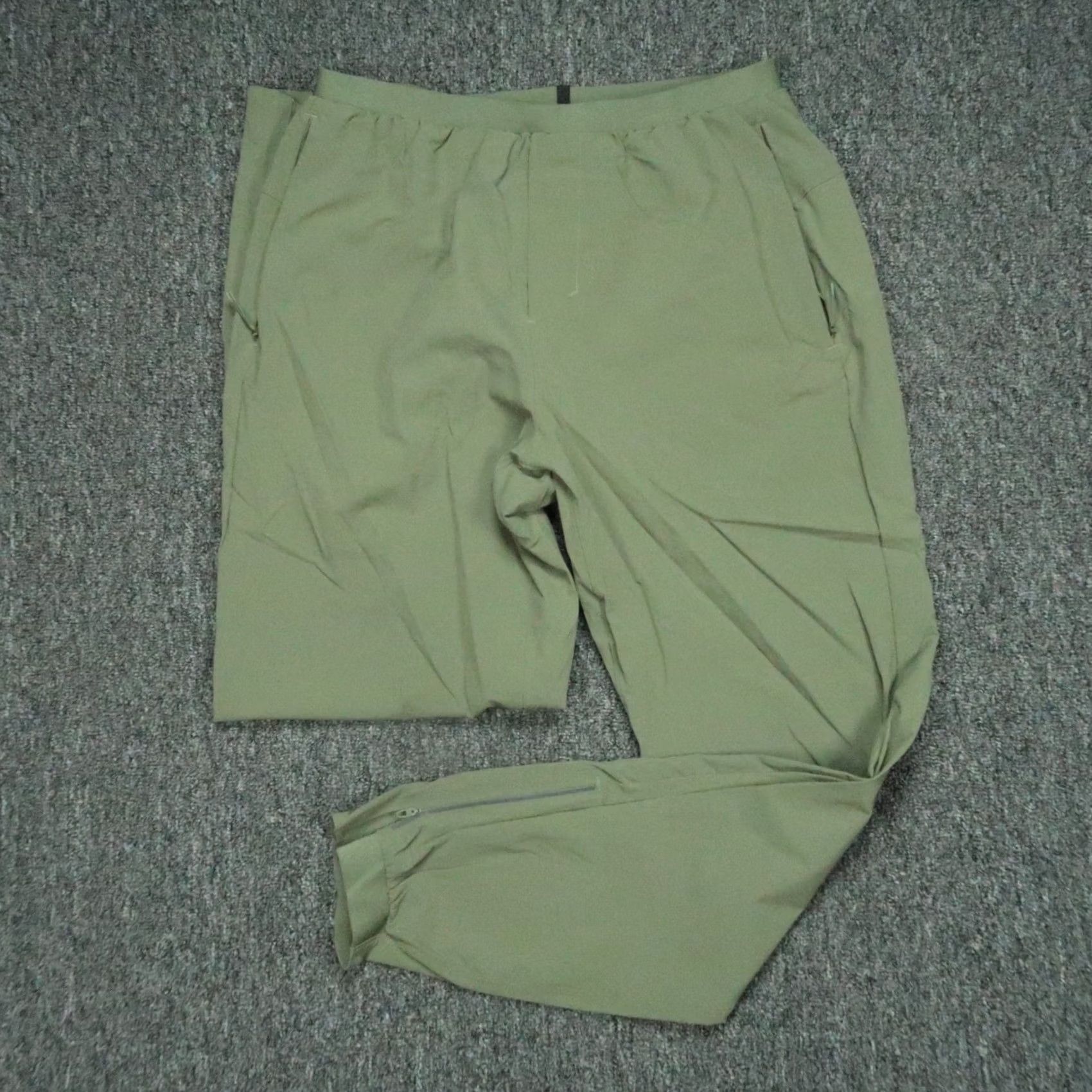 Lululemon Lululemon Pants Men M Green Run State Joggers Training Zip Pockets Size US 31 - 2 Thumbnail