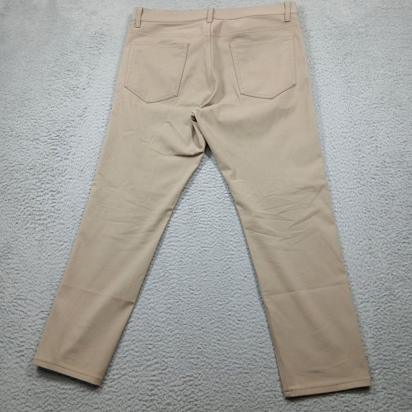 Theory Theory Mens Chinos Slim Fit Khaki Tan Size 34 - Beige Size US 34 / EU 50 - 3 Thumbnail