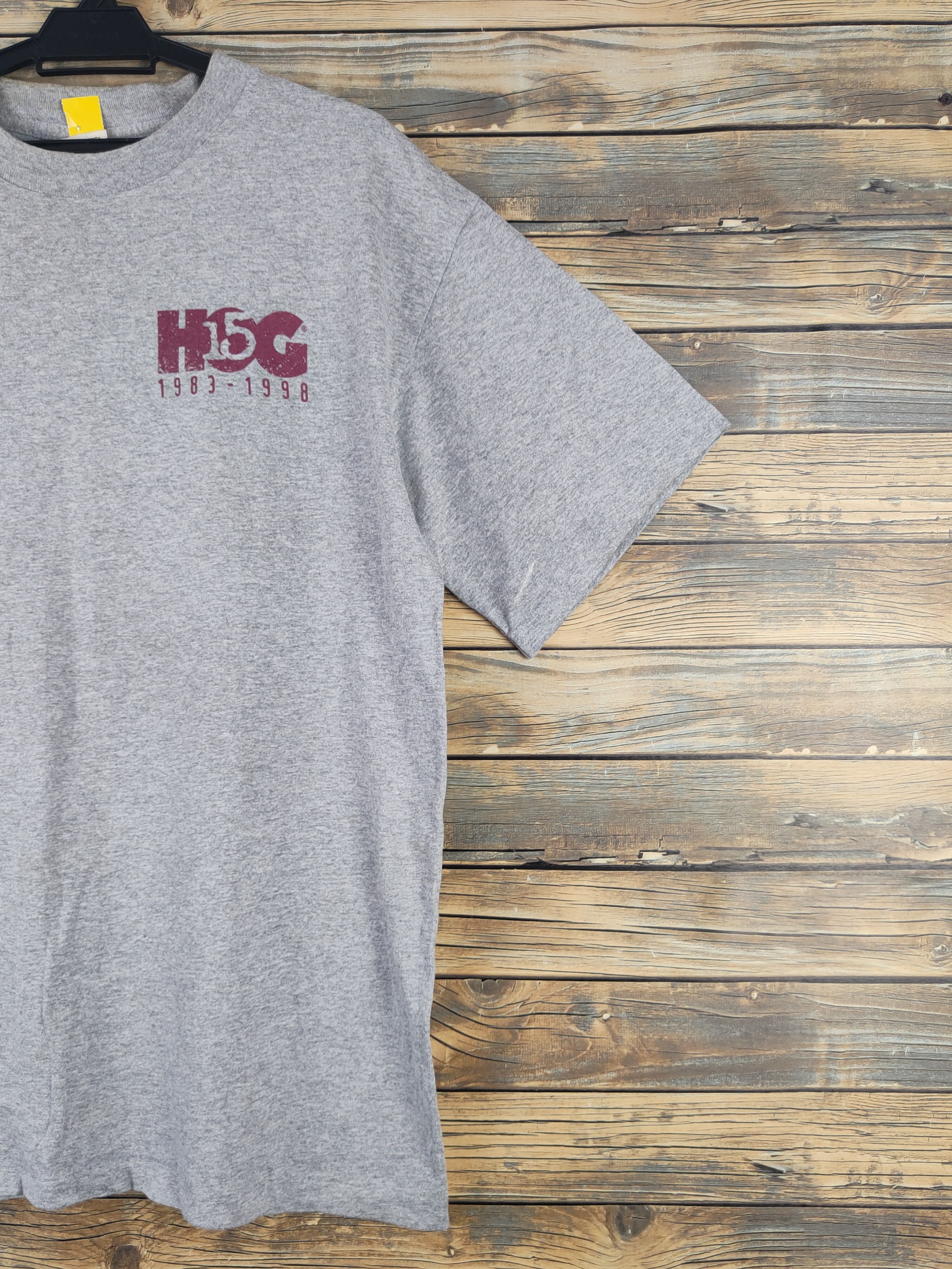 Harley Davidson DL 90' HOG Harley Davidson vintage Gray T-shirt #2552 Size US L / EU 52-54 / 3 - 6 Thumbnail
