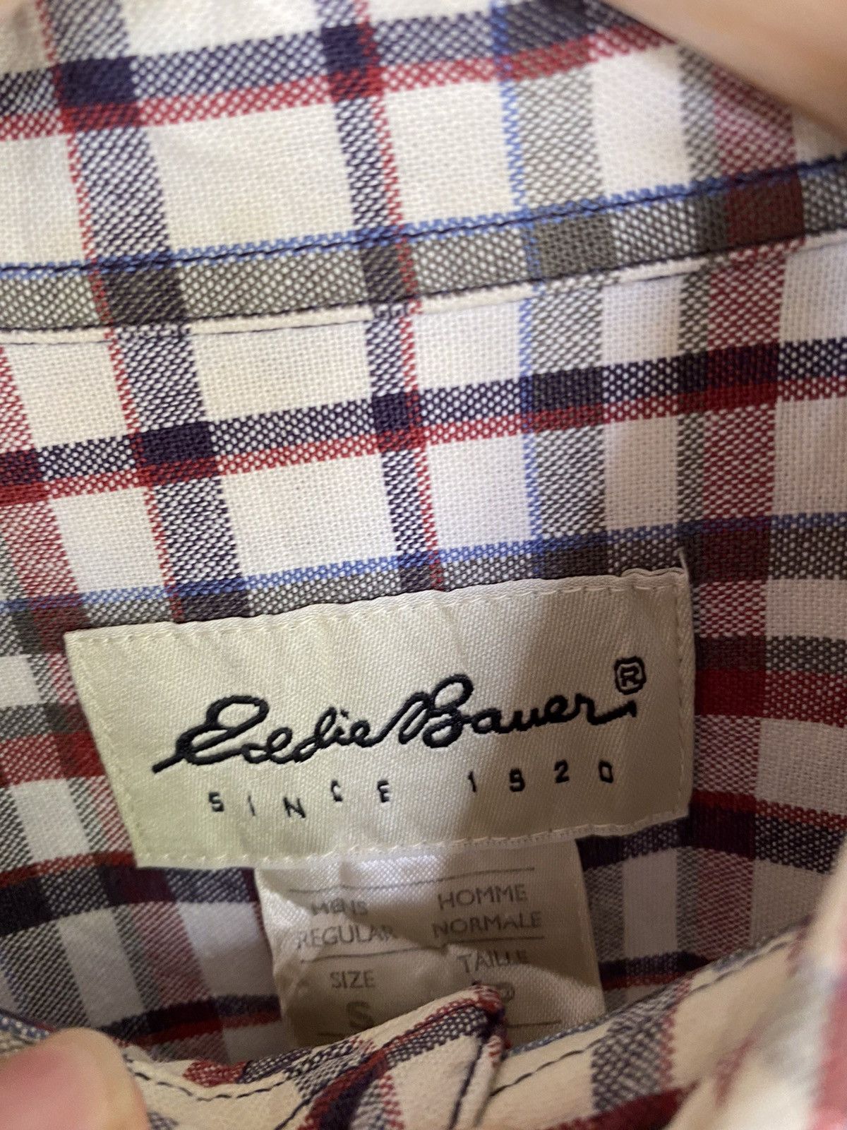 Eddie Bauer Japanese Brand Eddie Bauer Plaid Tartan Flannel Shirt Size US L / EU 52-54 / 3 - 4 Thumbnail
